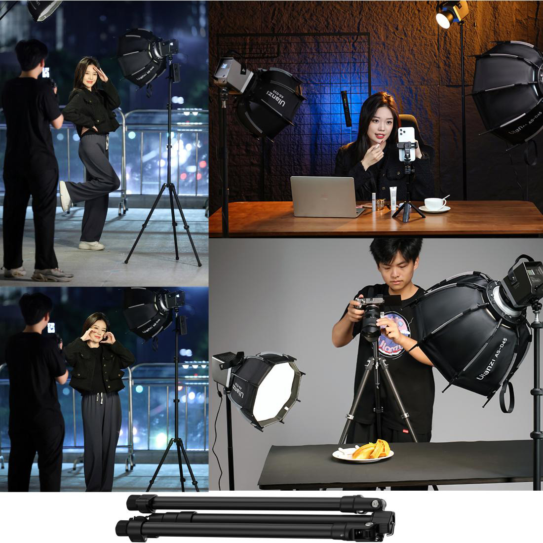 Штатив ULANZI TT43 Reversible Leg Light Stand (T076GBB1)