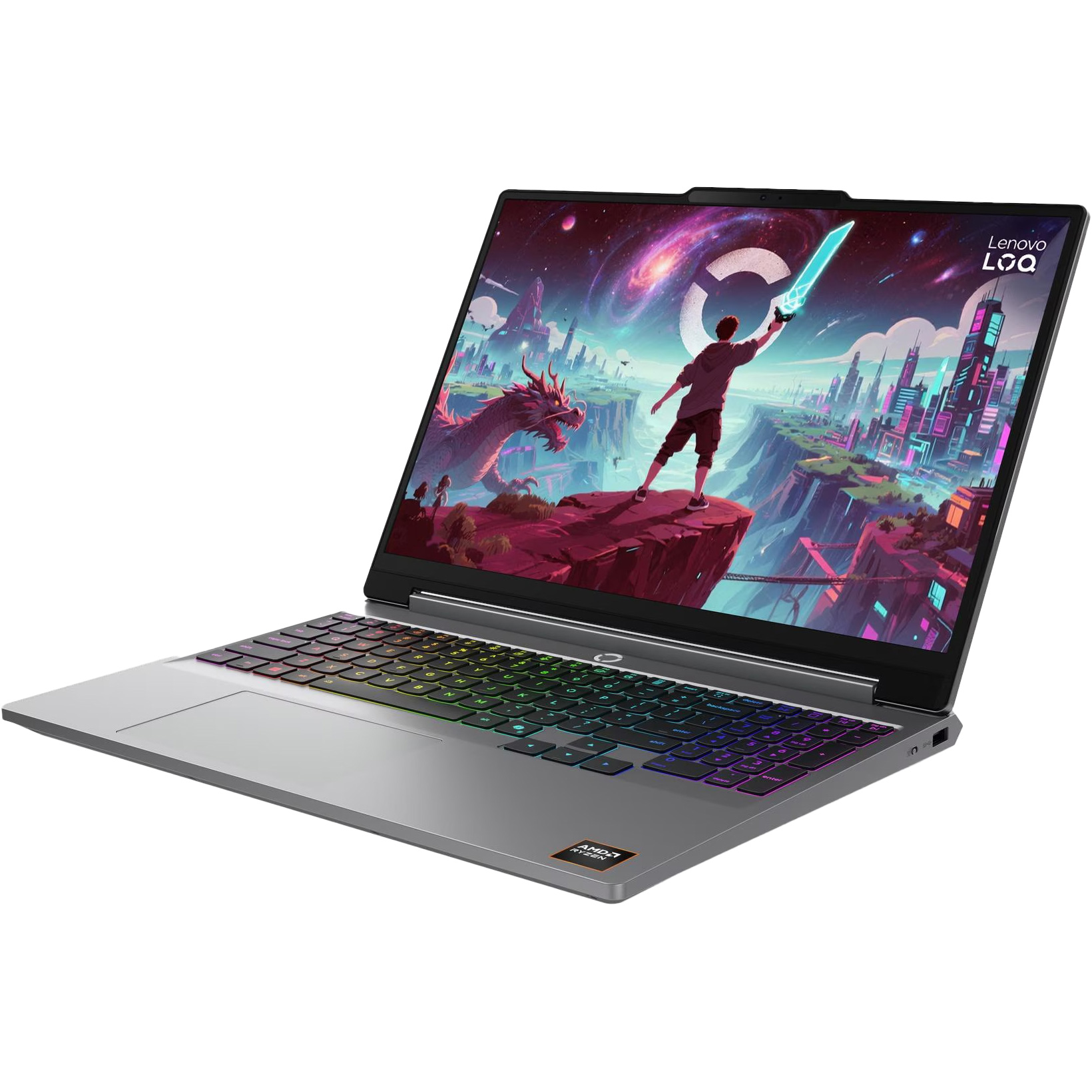 Ноутбук LENOVO LOQ 15AHP11 Luna Gray (83TN0025RA)