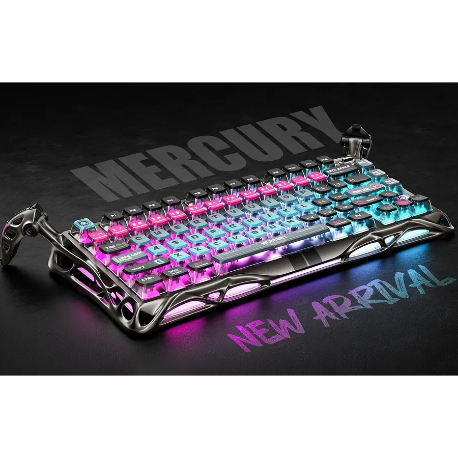 Клавиатура GRAVASTAR Mercury V75 Pro UFO Magnetic Switch Cyberpunk