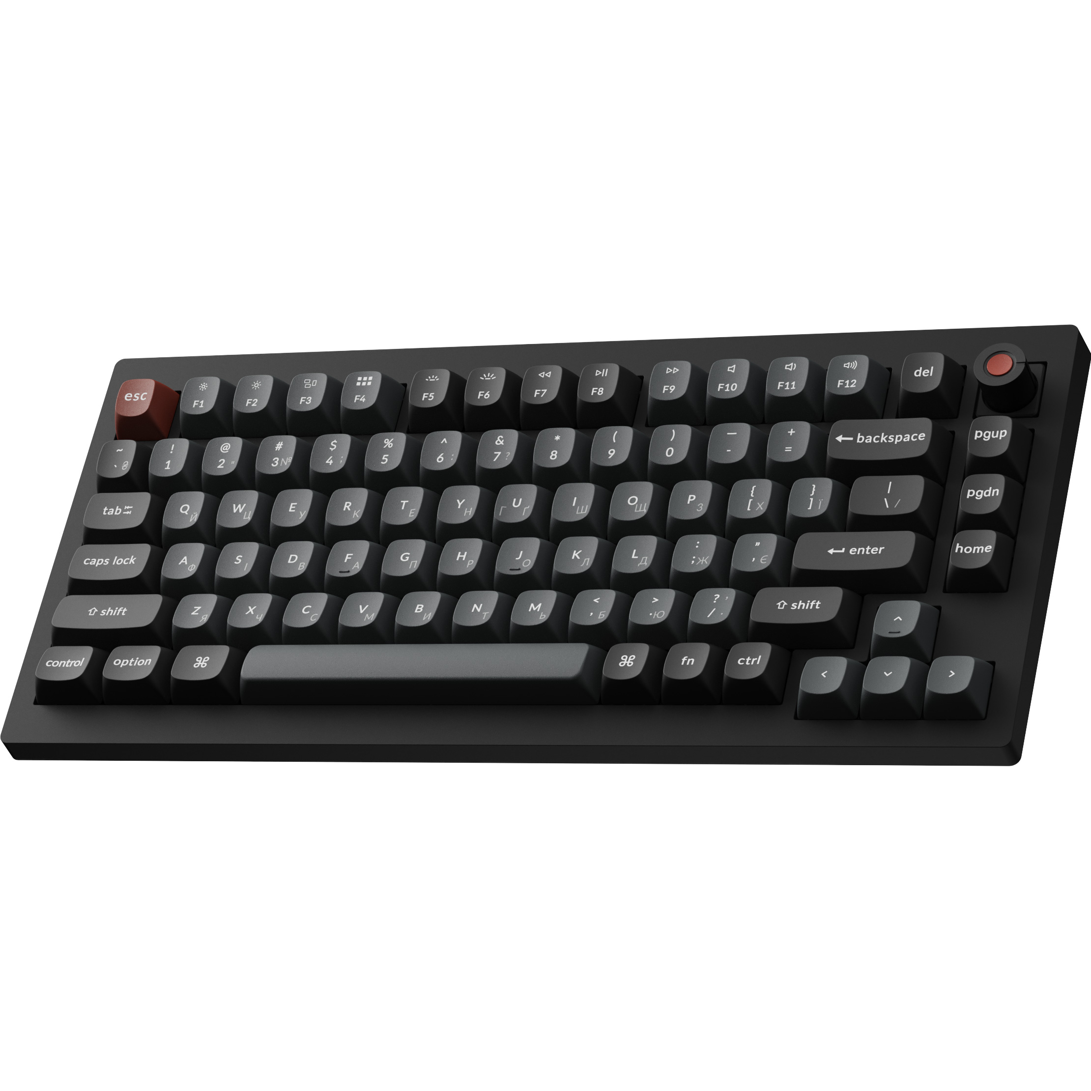 Клавиатура KEYCHRON V1 8K Super Red Switch Black