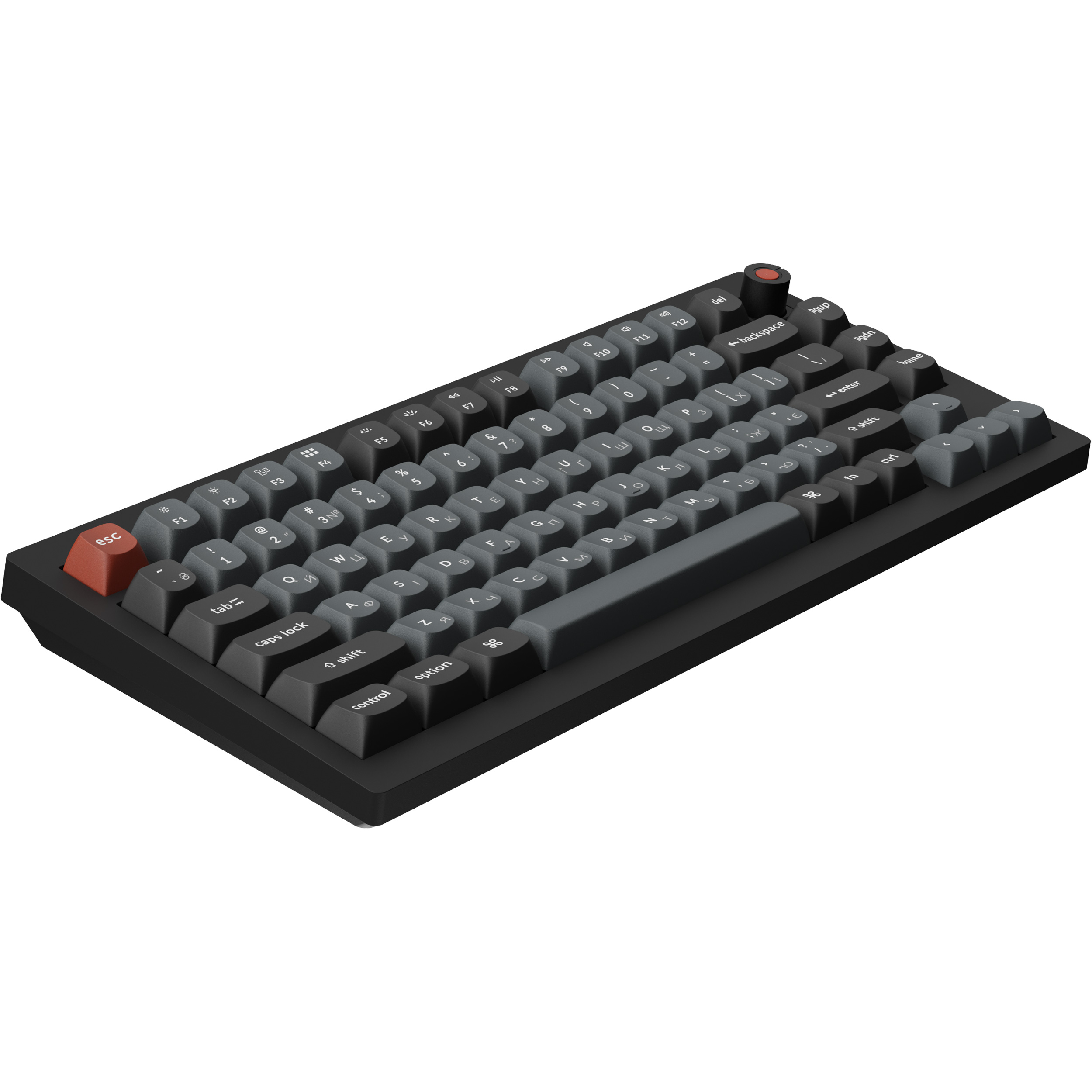 Клавиатура KEYCHRON V1 8K Super Red Switch Black