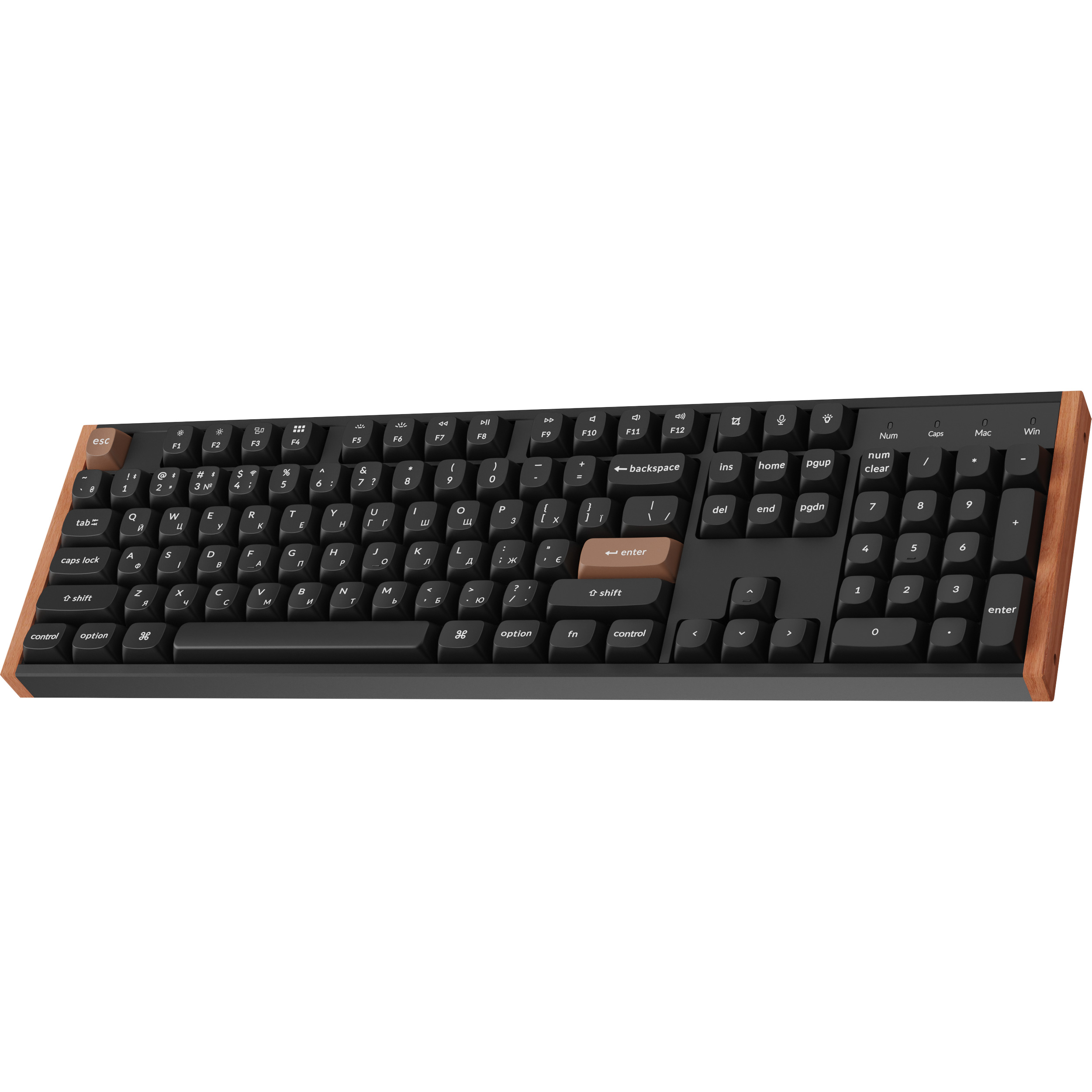 Клавиатура беспроводная KEYCHRON K10 HE Gateron Double-Rail Magnetic Nebula Switch Black