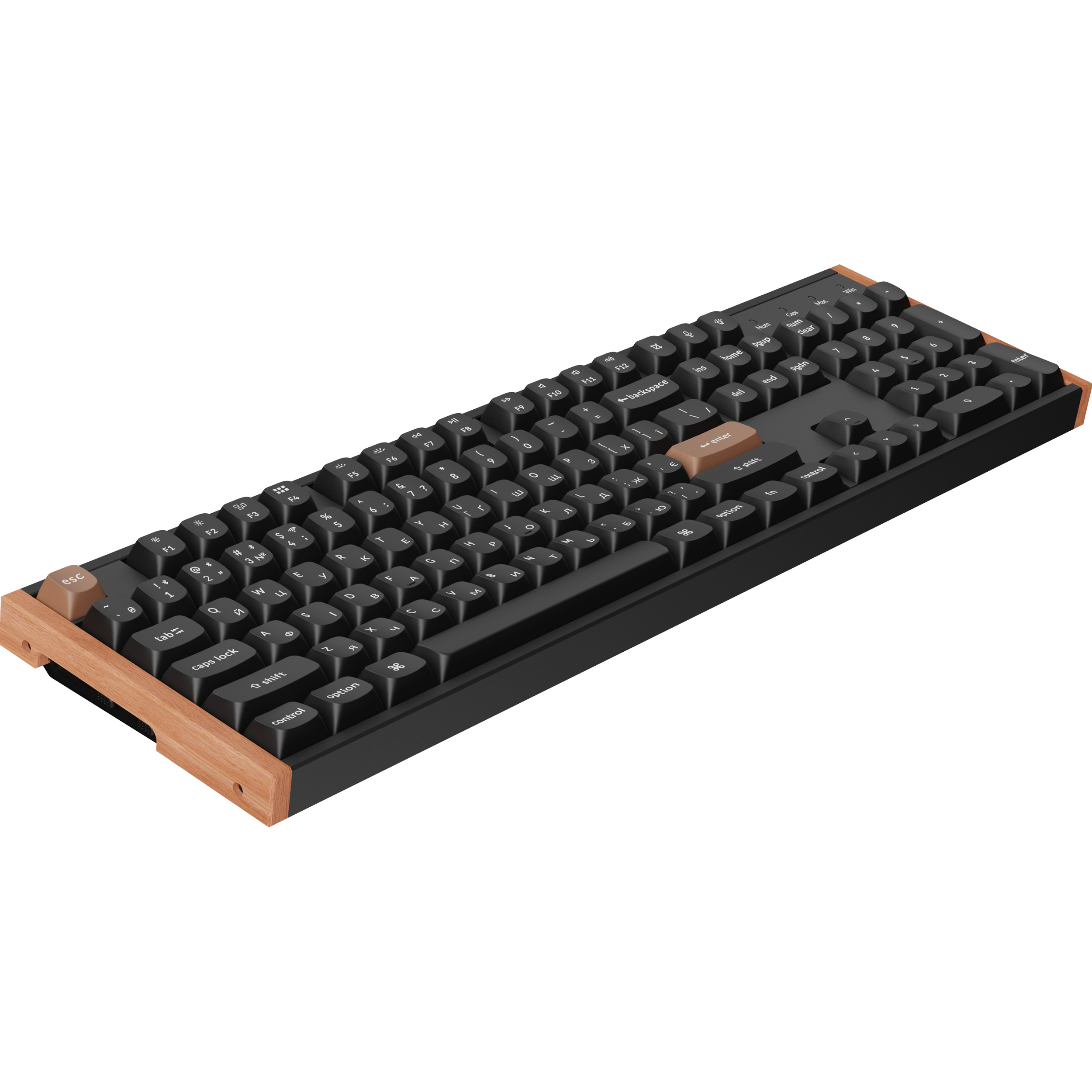 Клавиатура беспроводная KEYCHRON K10 HE Gateron Double-Rail Magnetic Nebula Switch Black