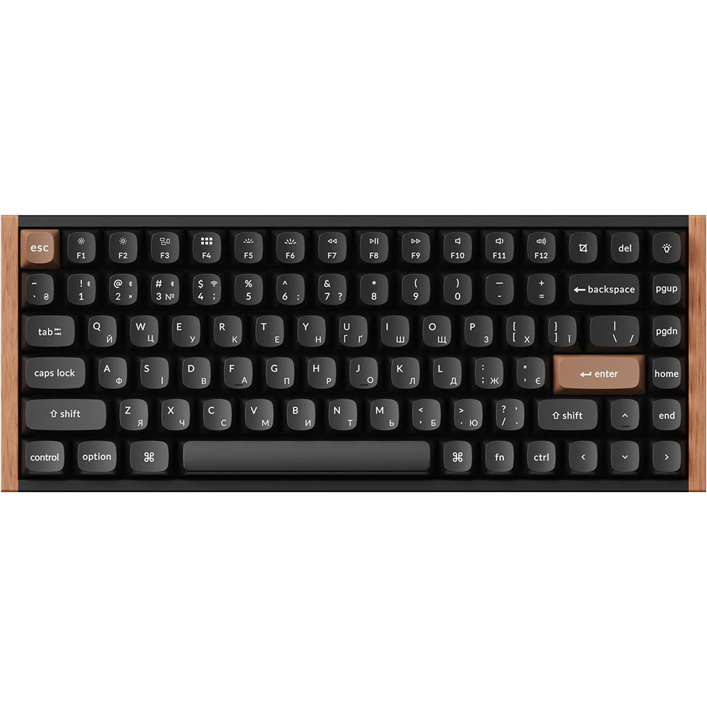 Клавиатура беспроводная KEYCHRON K2 HE Gateron Double-Rail Magnetic Nebula Switch Black