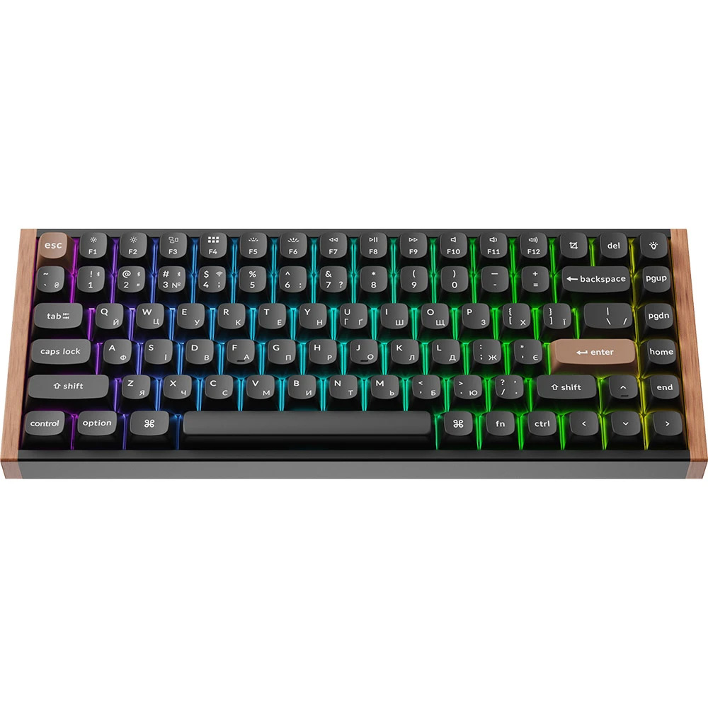 Клавиатура беспроводная KEYCHRON K2 HE Gateron Double-Rail Magnetic Nebula Switch Black