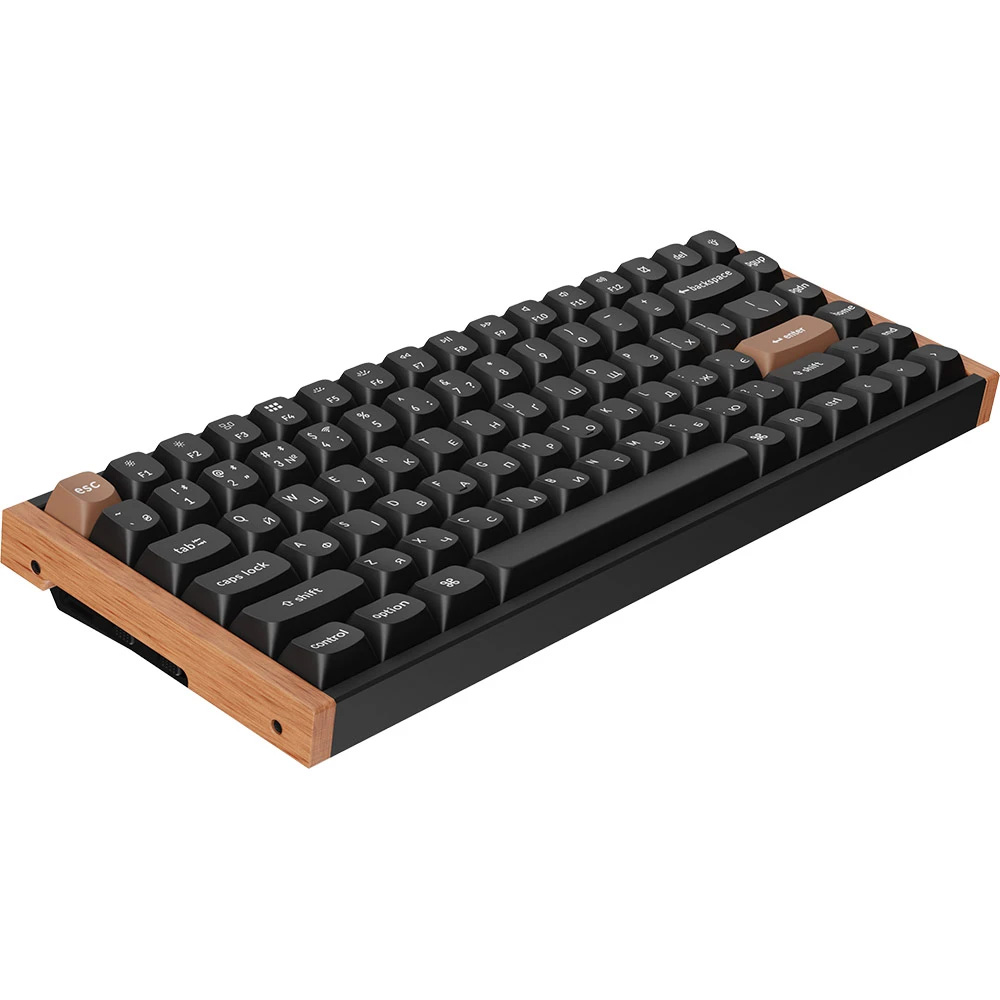 Клавиатура беспроводная KEYCHRON K2 HE Gateron Double-Rail Magnetic Nebula Switch Black