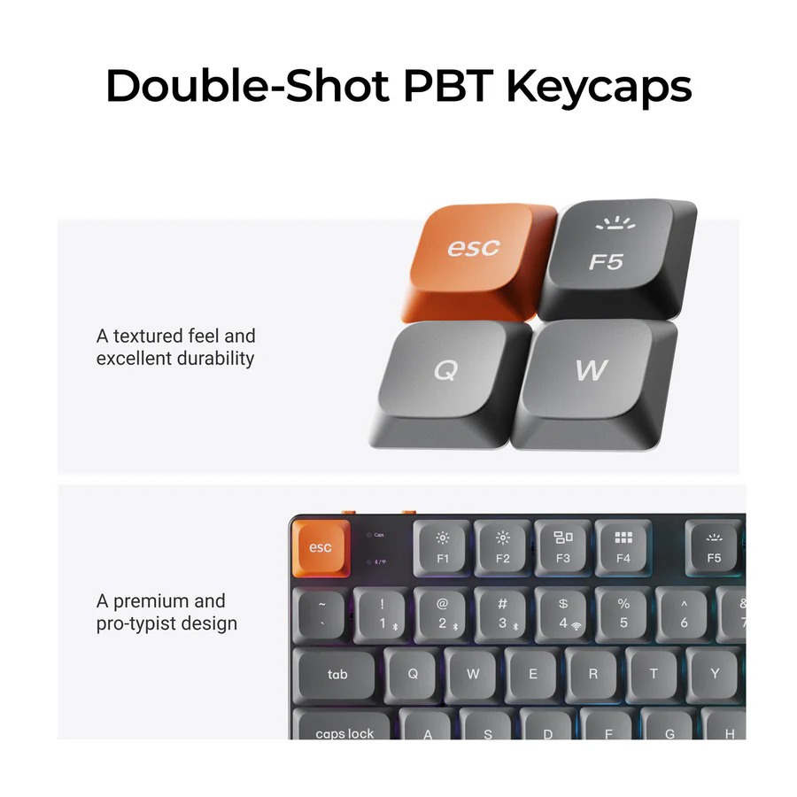 Клавиатура беспроводная KEYCHRON K5 Max Gateron Brown Switch Black