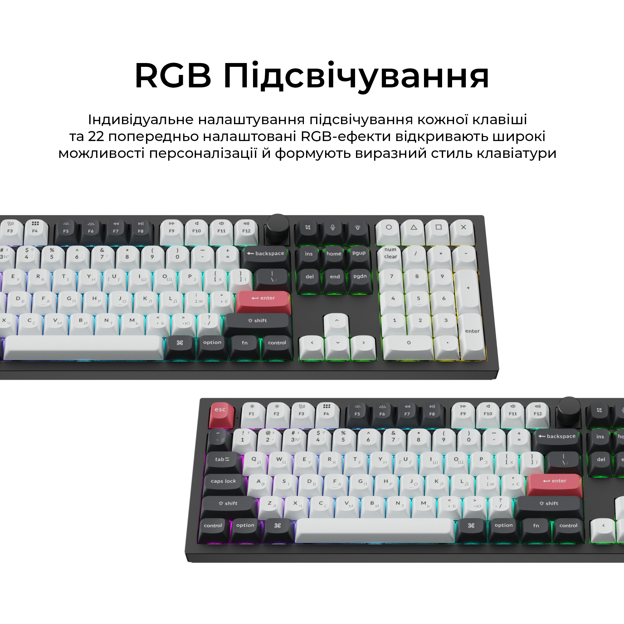 Клавиатура беспроводная KEYCHRON Q6 HE Gateron Double-Rail Magnetic Nebula Switch Carbon Black