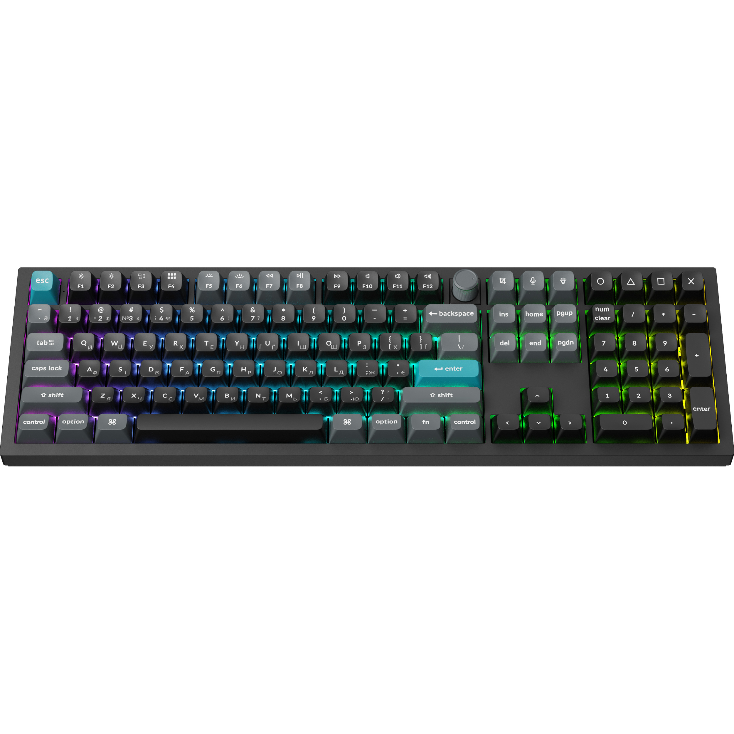 Клавиатура беспроводная KEYCHRON Q6 Ultra Silk POM Red Switch Black