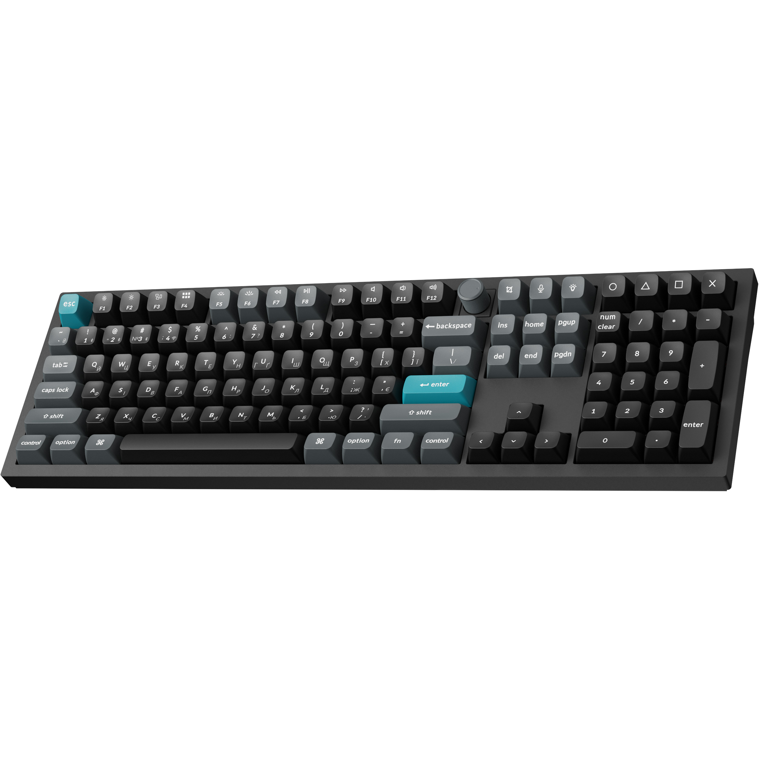 Клавиатура беспроводная KEYCHRON Q6 Ultra Silk POM Red Switch Black