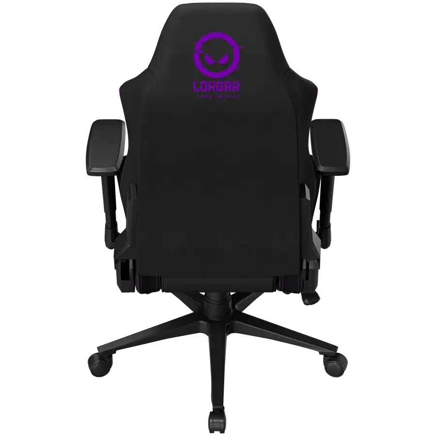 Крісло геймерське LORGAR Pro CHA41 Fabric Black/Purple (LRG-CHA41-BK-PR)