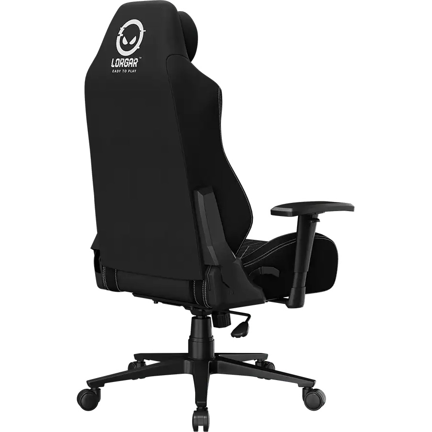 Крісло геймерське LORGAR Pro CHA41 Fabric Black/White (LRG-CHA41-BK-WH)