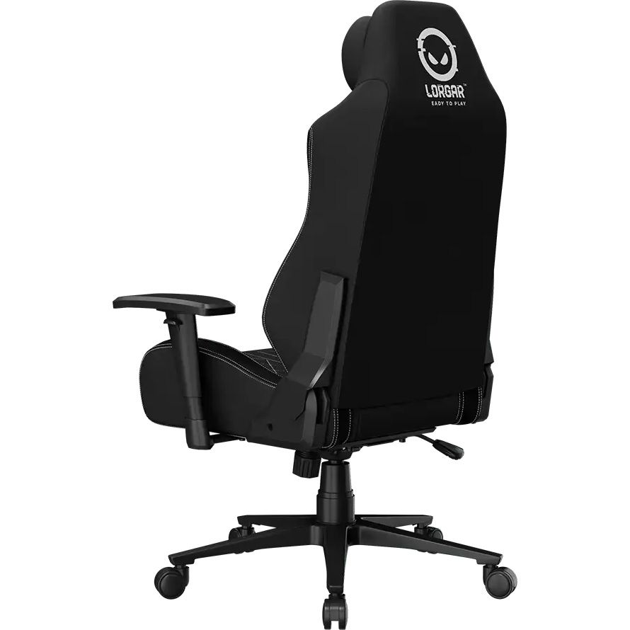 Крісло геймерське LORGAR Pro CHA41 Fabric Black/White (LRG-CHA41-BK-WH)