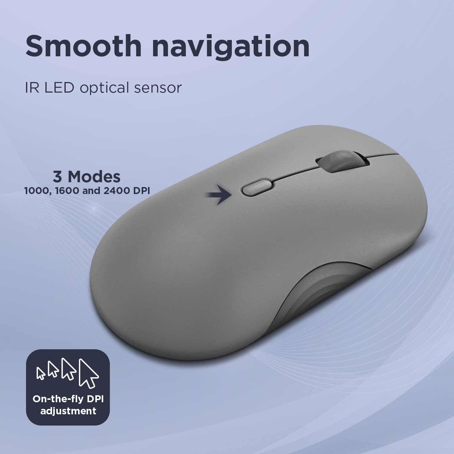 Мышь LENOVO 350 Bluetooth Silent Mouse Luna Gray (GY51S61904)
