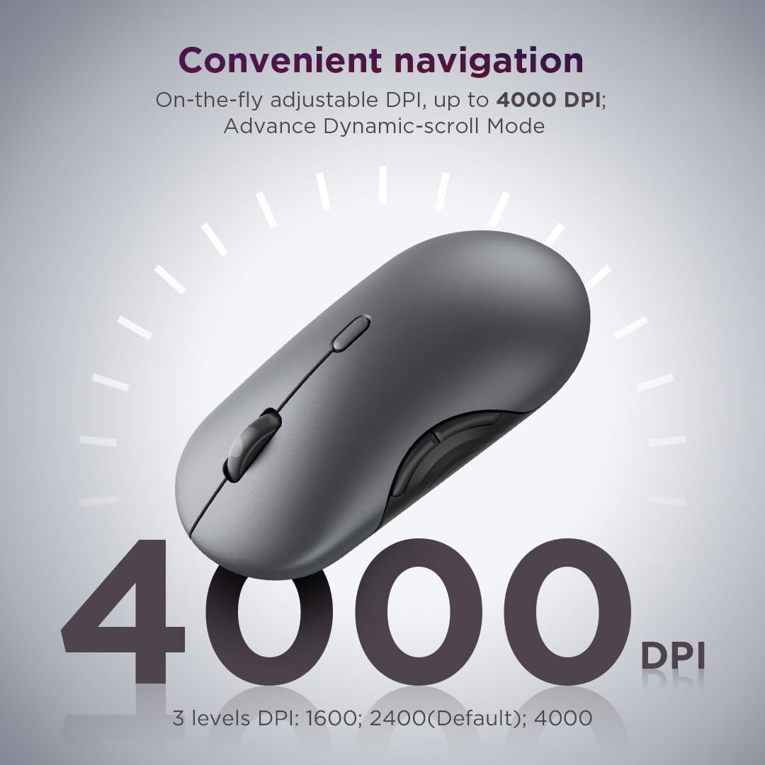 Миша LENOVO 700 Multi-Device Wireless Silent Mouse Luna Gray (GY51S61898)
