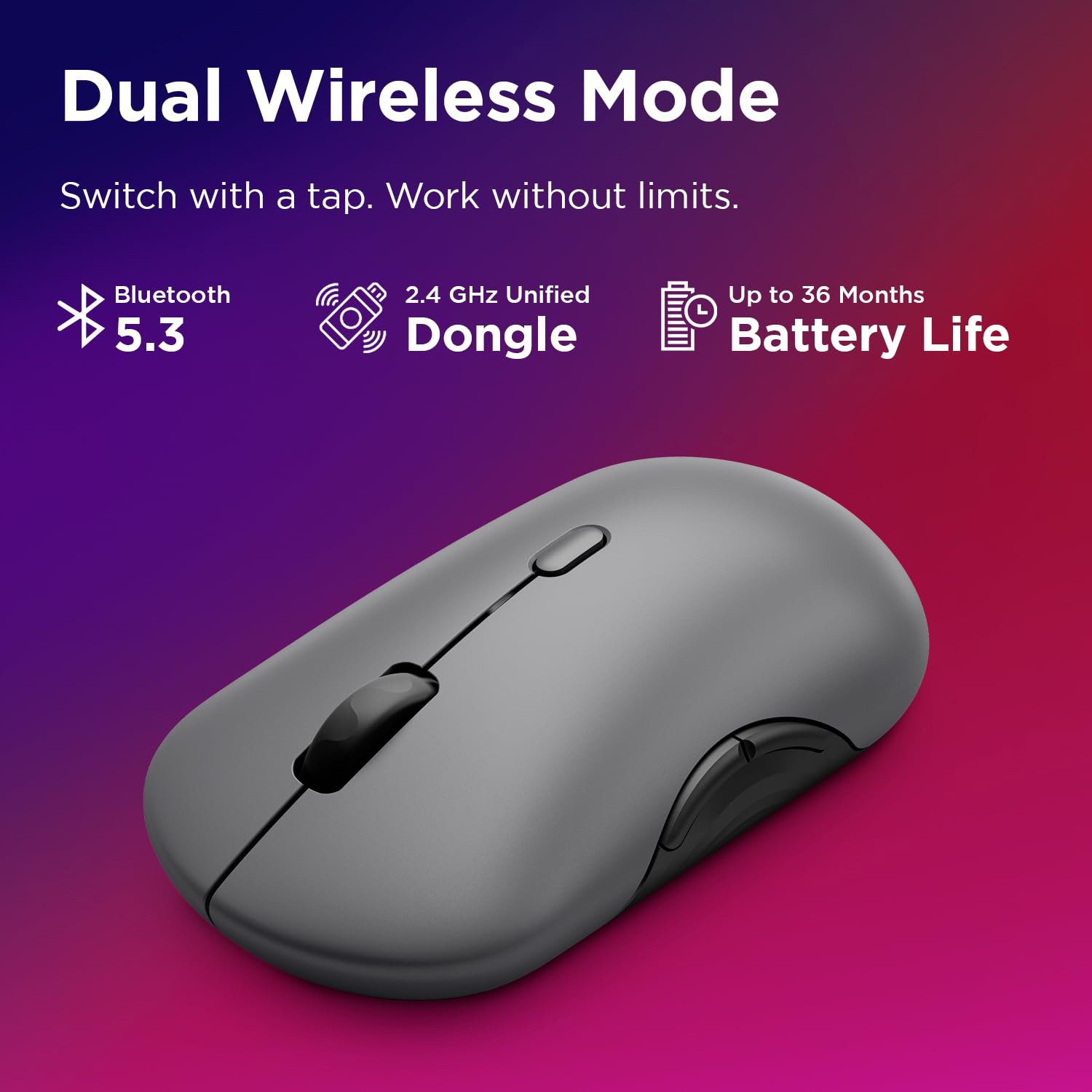 Миша LENOVO 700 Multi-Device Wireless Silent Mouse Luna Gray (GY51S61898)