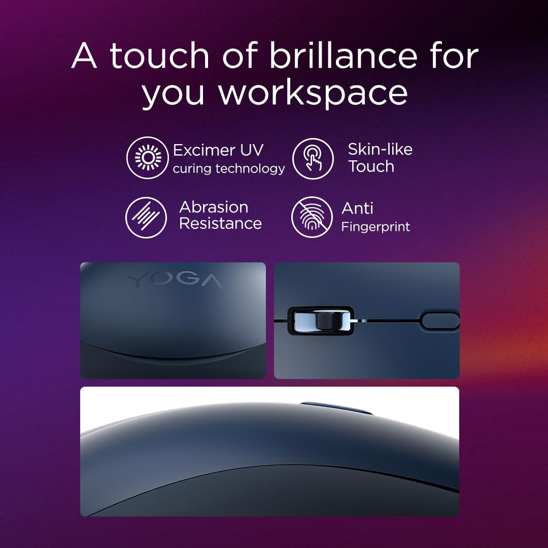 Мышь LENOVO Yoga Bluetooth Silent Mouse Cosmic Blue (GY51S61922)