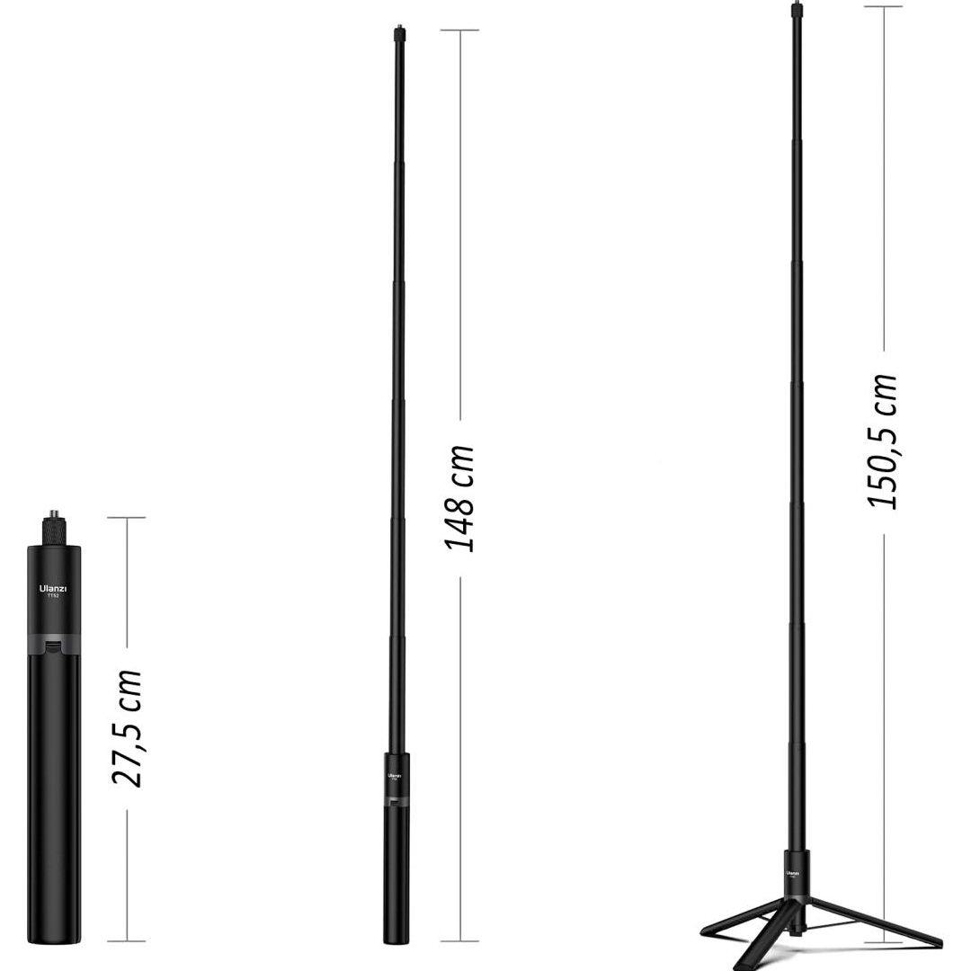 Штатив ULANZI TT52 Invisible Selfie Stick Tripod (T090GBB1)
