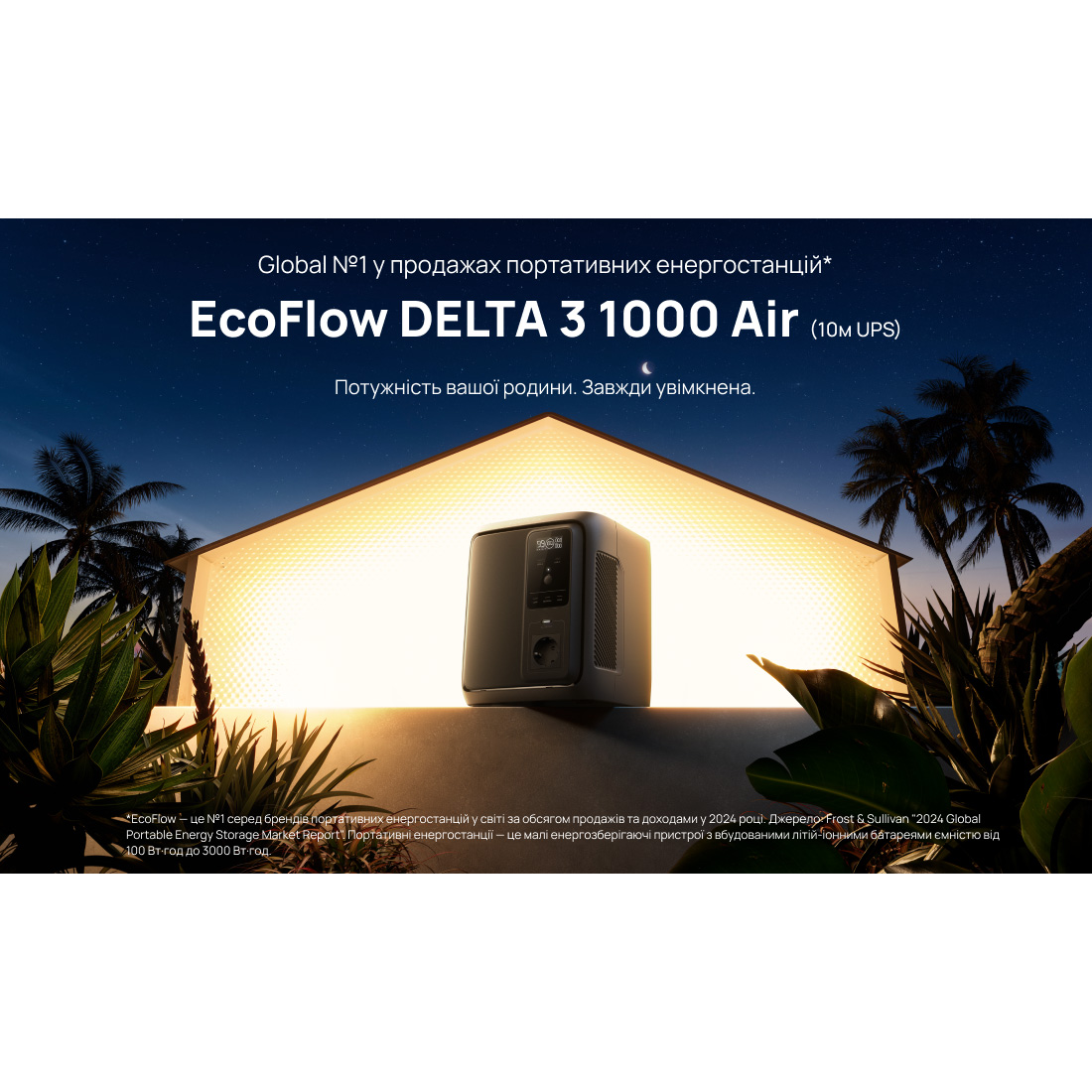 Зарядная станция ECOFLOW Delta 3 1000 Air