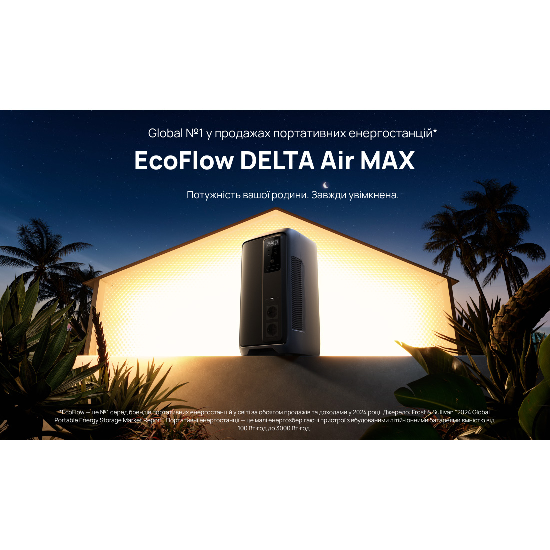 Зарядная станция ECOFLOW Delta 3 2000 Air