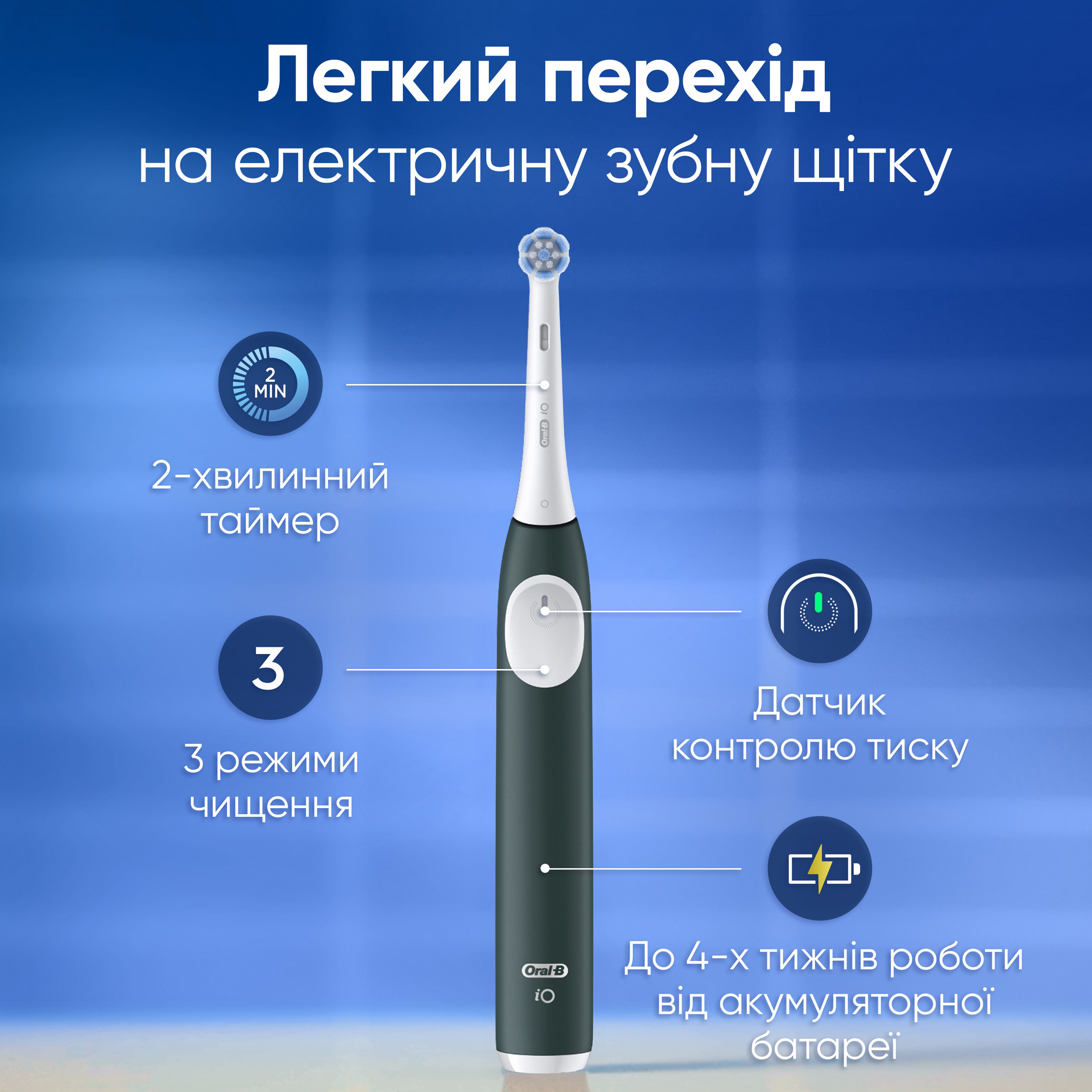 Набір електричних зубних щіток BRAUN ORAL-B iO Series 2 IOS2D.2DC9.K Duo Edition