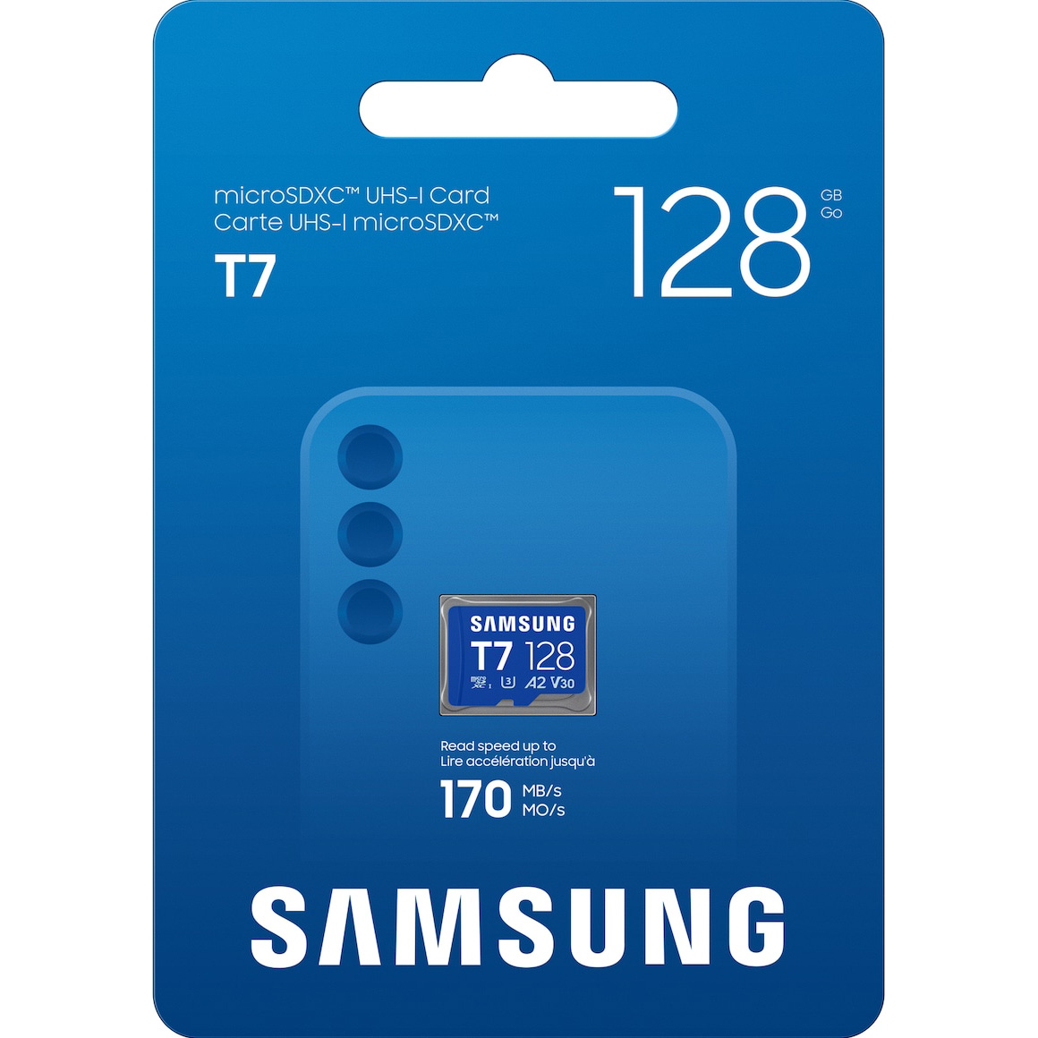 Карта пам'яті SAMSUNG microSDXC T7 128GB UHS-I U3 V30 A2 Class 10 (MB-MB128T/WW)