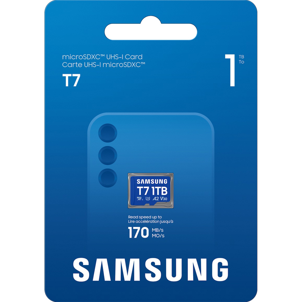 Карта памяти SAMSUNG microSDXC T7 1TB UHS-I U3 V30 A2 Class 10 (MB-MB1T0T/WW)