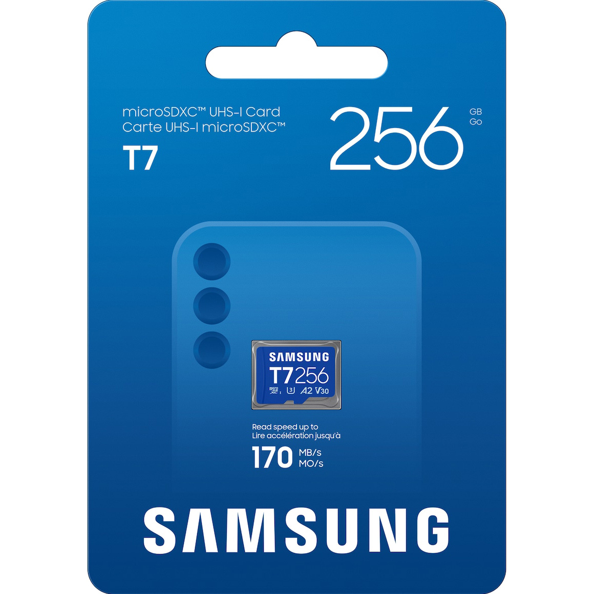 Карта памяти SAMSUNG microSDXC T7 256GB UHS-I U3 V30 A2 Class 10 (MB-MB256T/WW)