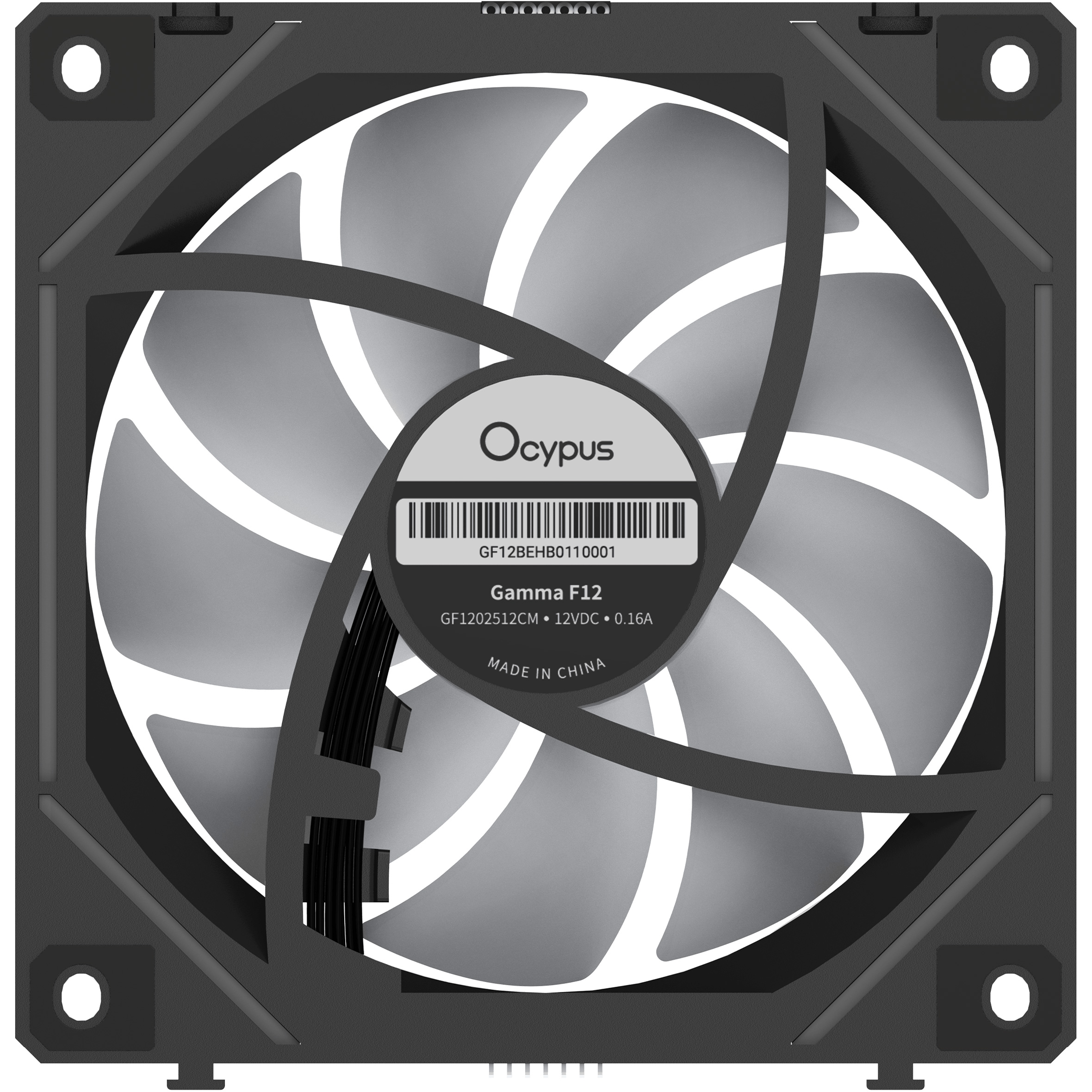 Вентилятор OCYPUS Gamma F12 Uni ARGB Black
