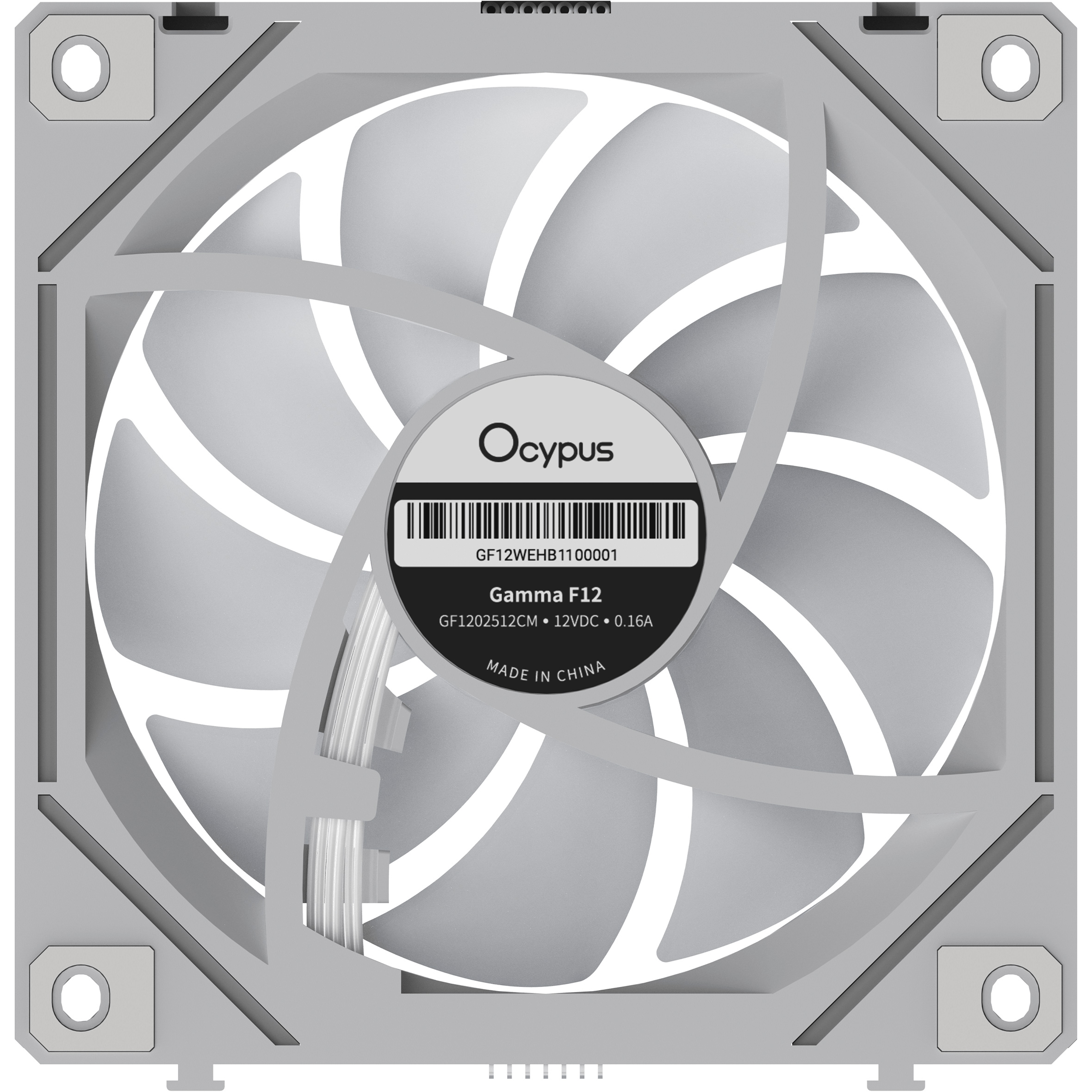 Вентилятор OCYPUS Gamma F12 Uni ARGB White