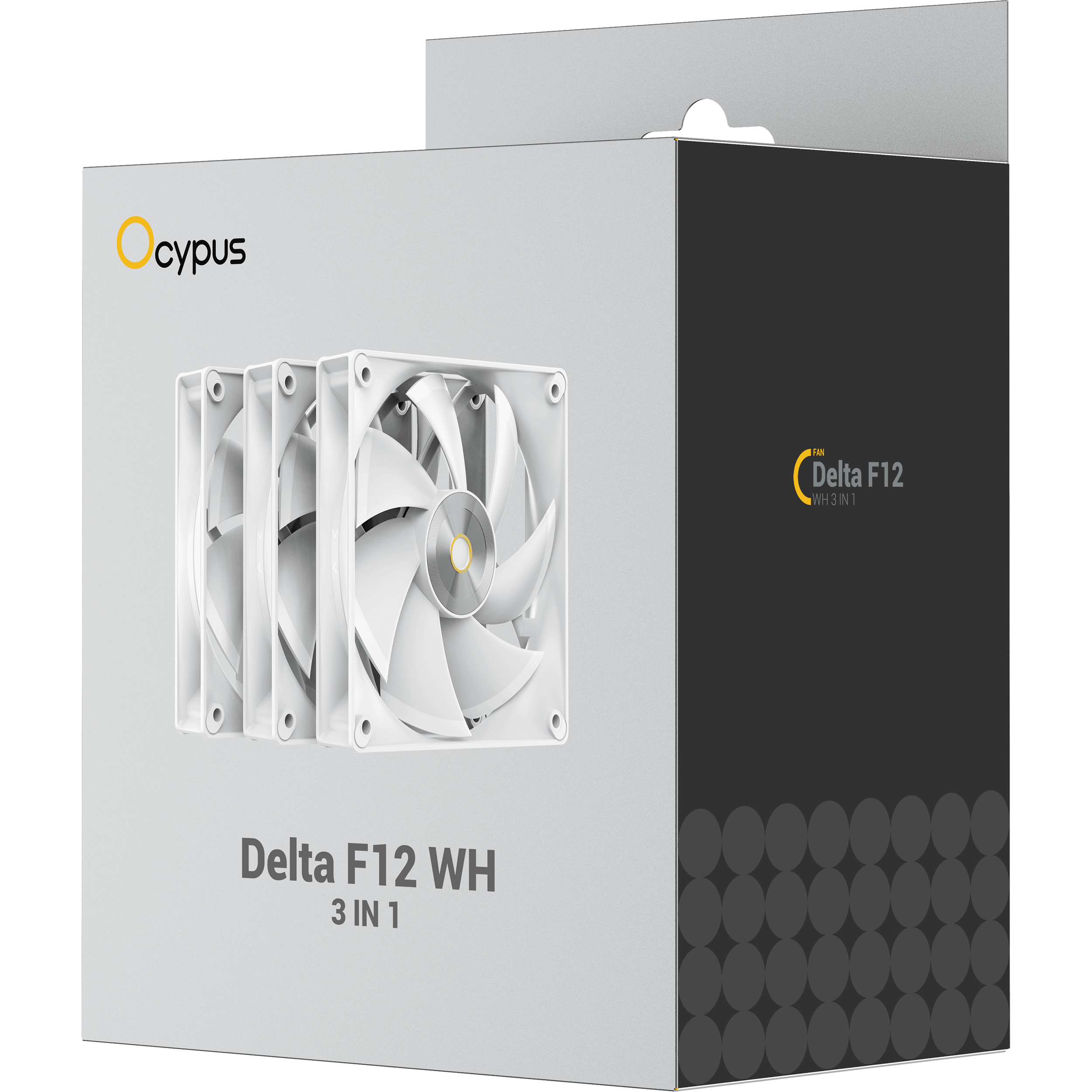 Комплект вентиляторів OCYPUS Delta F12 White 3-Pack