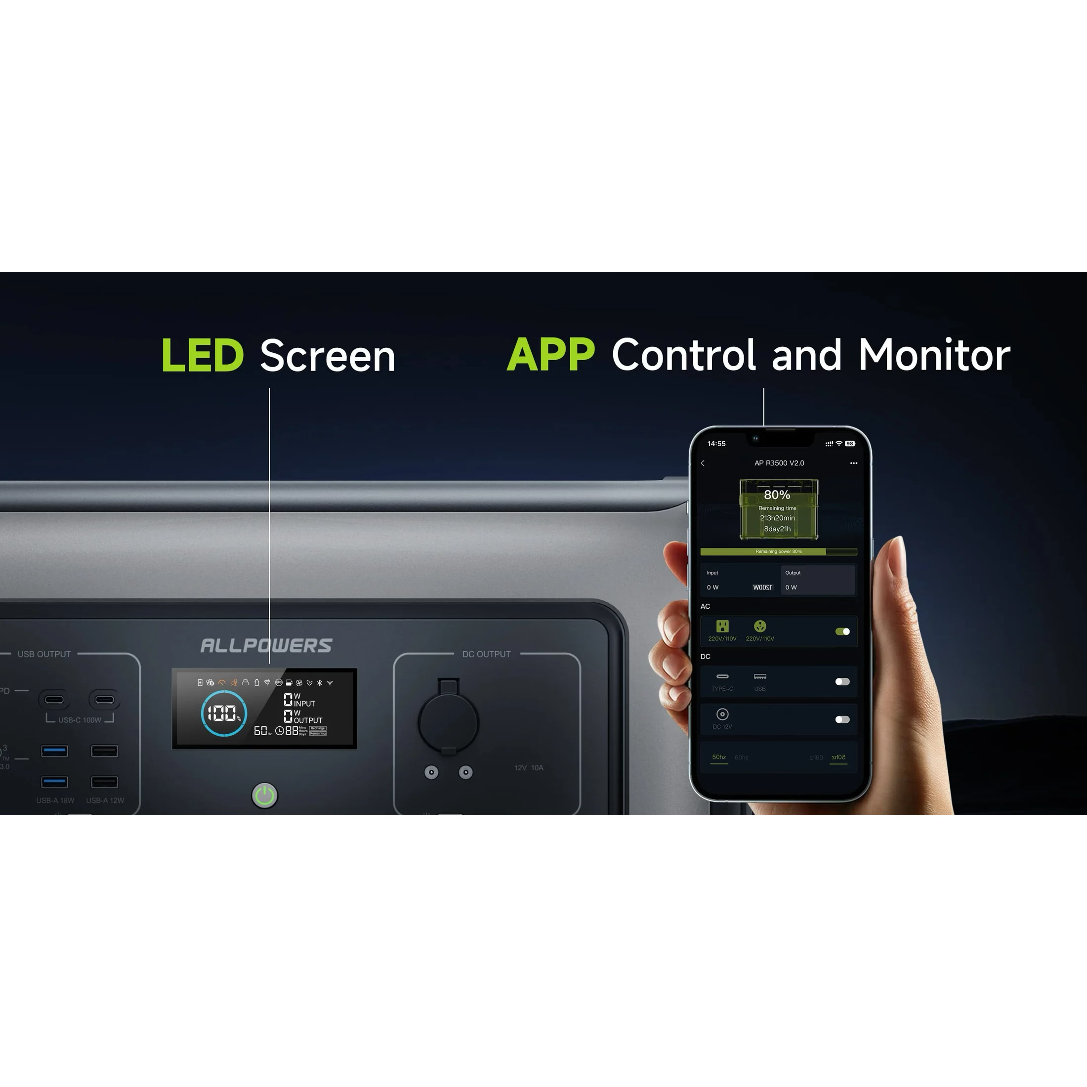 Зарядная станция ALLPOWERS R3500 V2