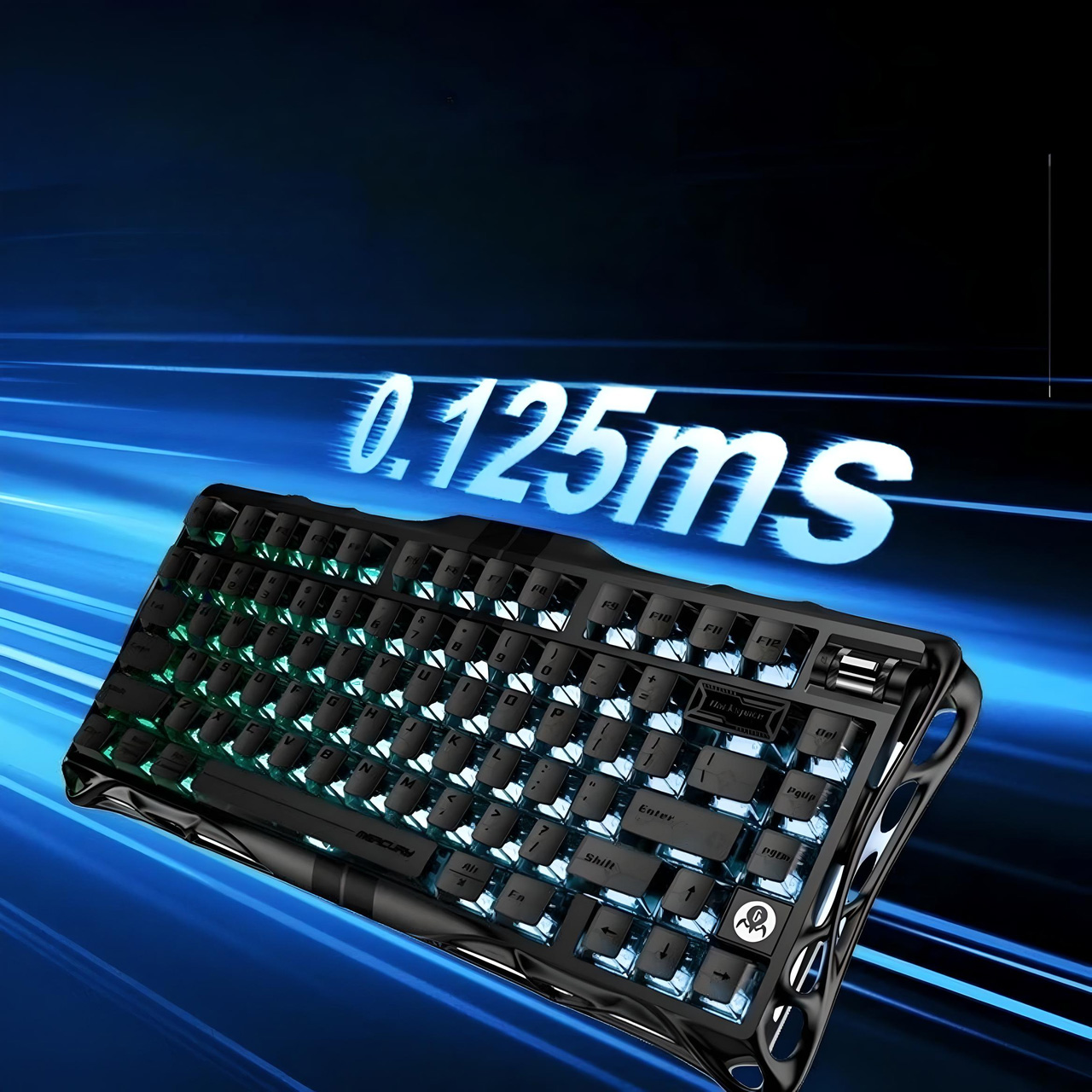 Клавиатура GRAVASTAR Mercury V75 Customized HE Switch Stealth Black