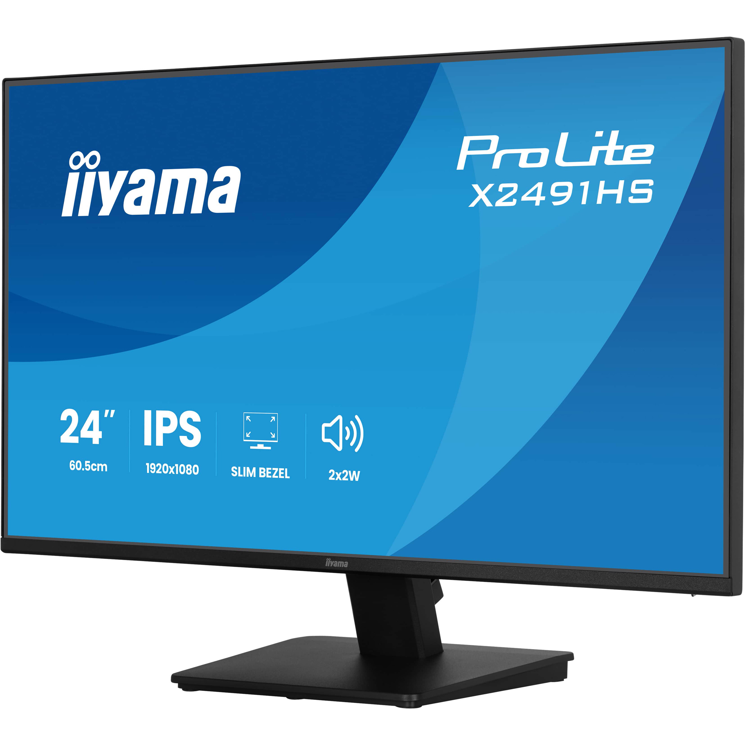 Монитор 23.8" IIYAMA ProLite X2491HS-B1 Matte Black