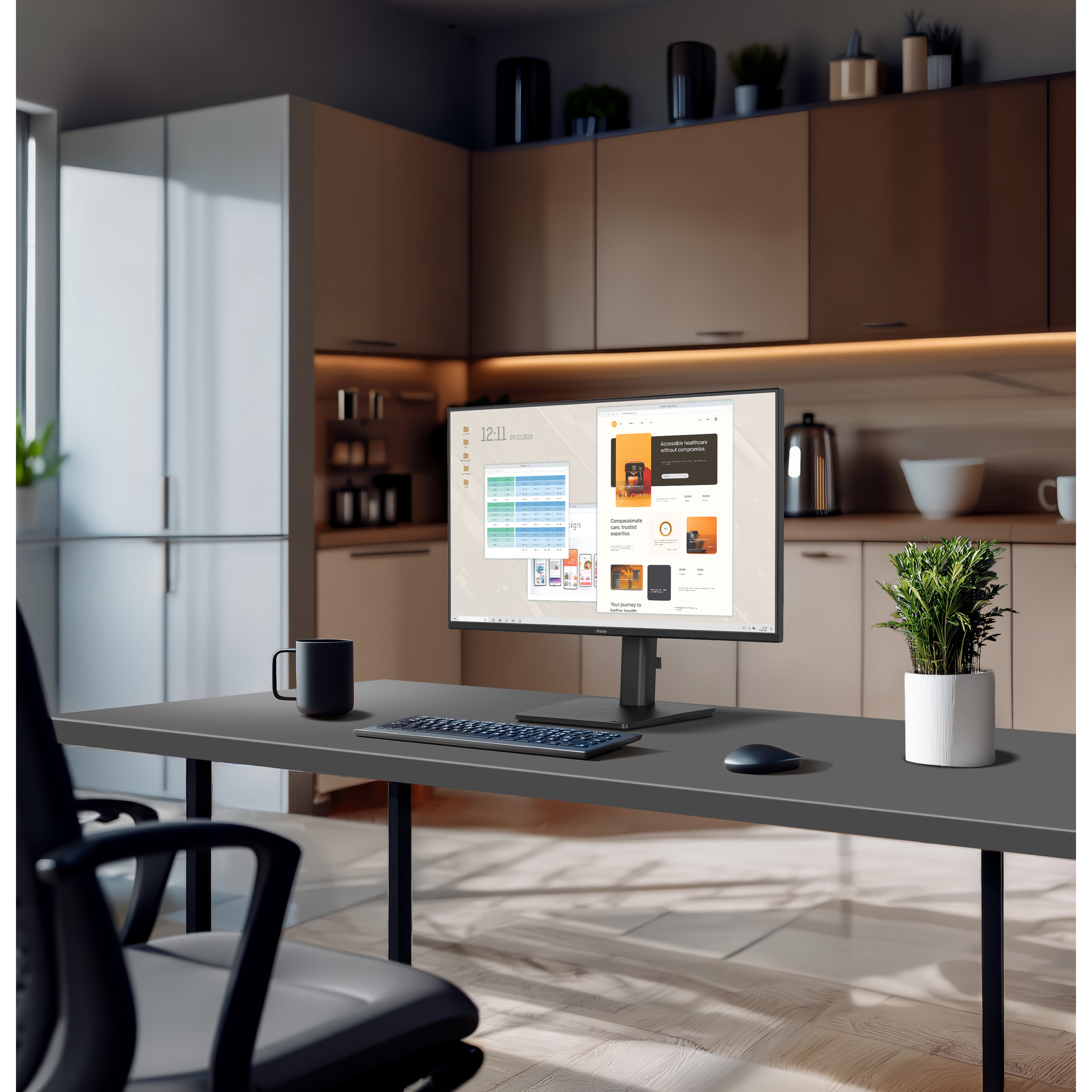 Монитор 23.8" IIYAMA ProLite XB2491H-B1 Matte Black