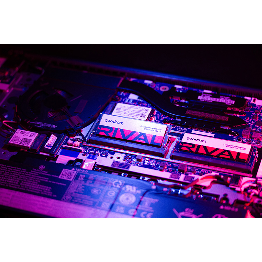 Модуль пам'яті GOODRAM Rival SO-DIMM DDR5 5600MHz 32GB Kit 2x16GB (GGEES5-56L40S/32GDC)