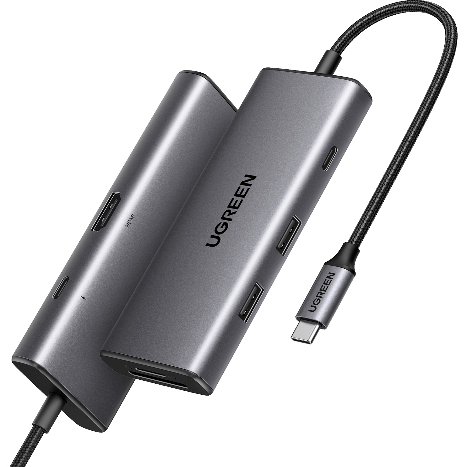 Порт-репликатор UGREEN CM498 Revodok Pro 107 7-in-1 USB-C Hub (15531)