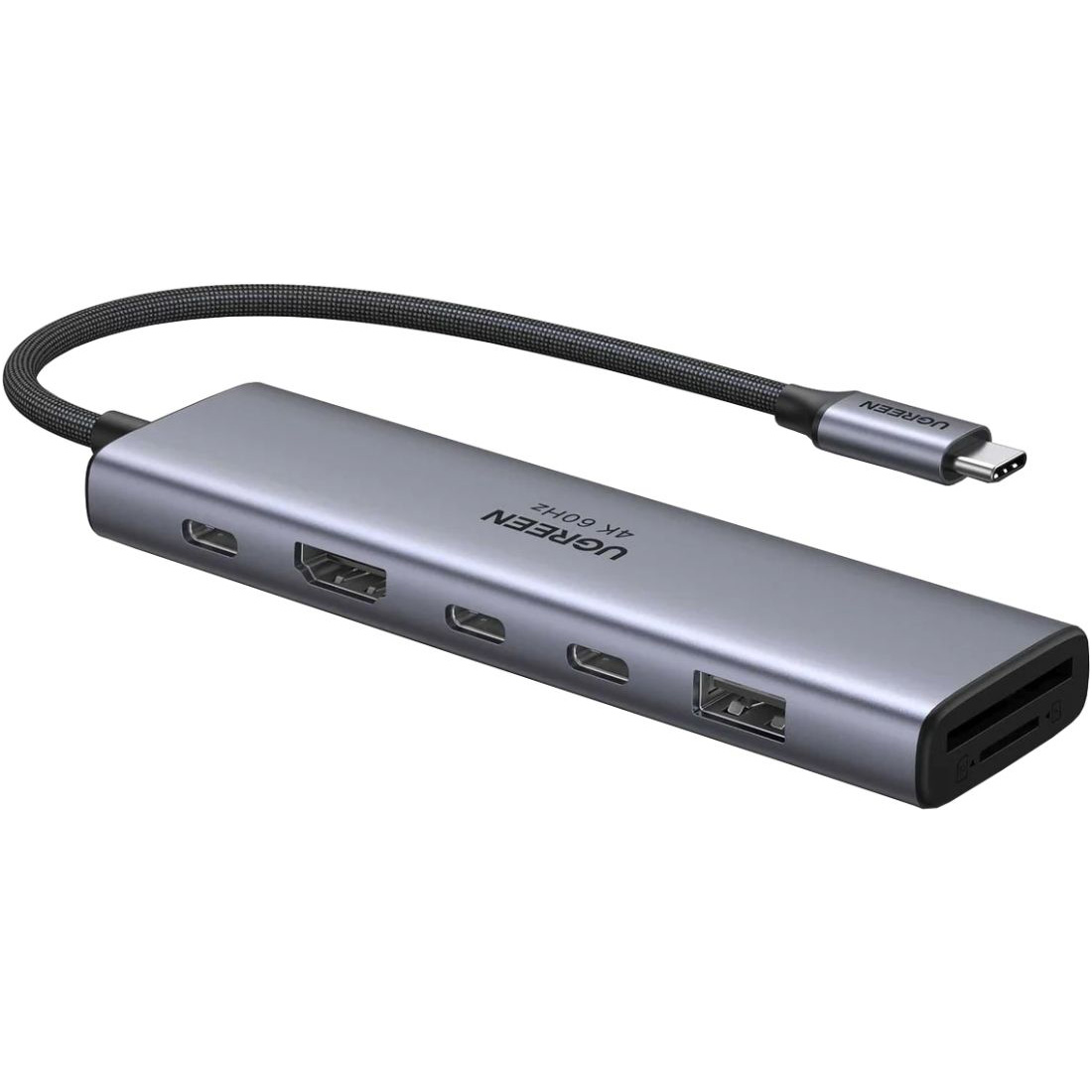 Порт-репликатор UGREEN CM511 7-in-1 USB-C Hub (45521)