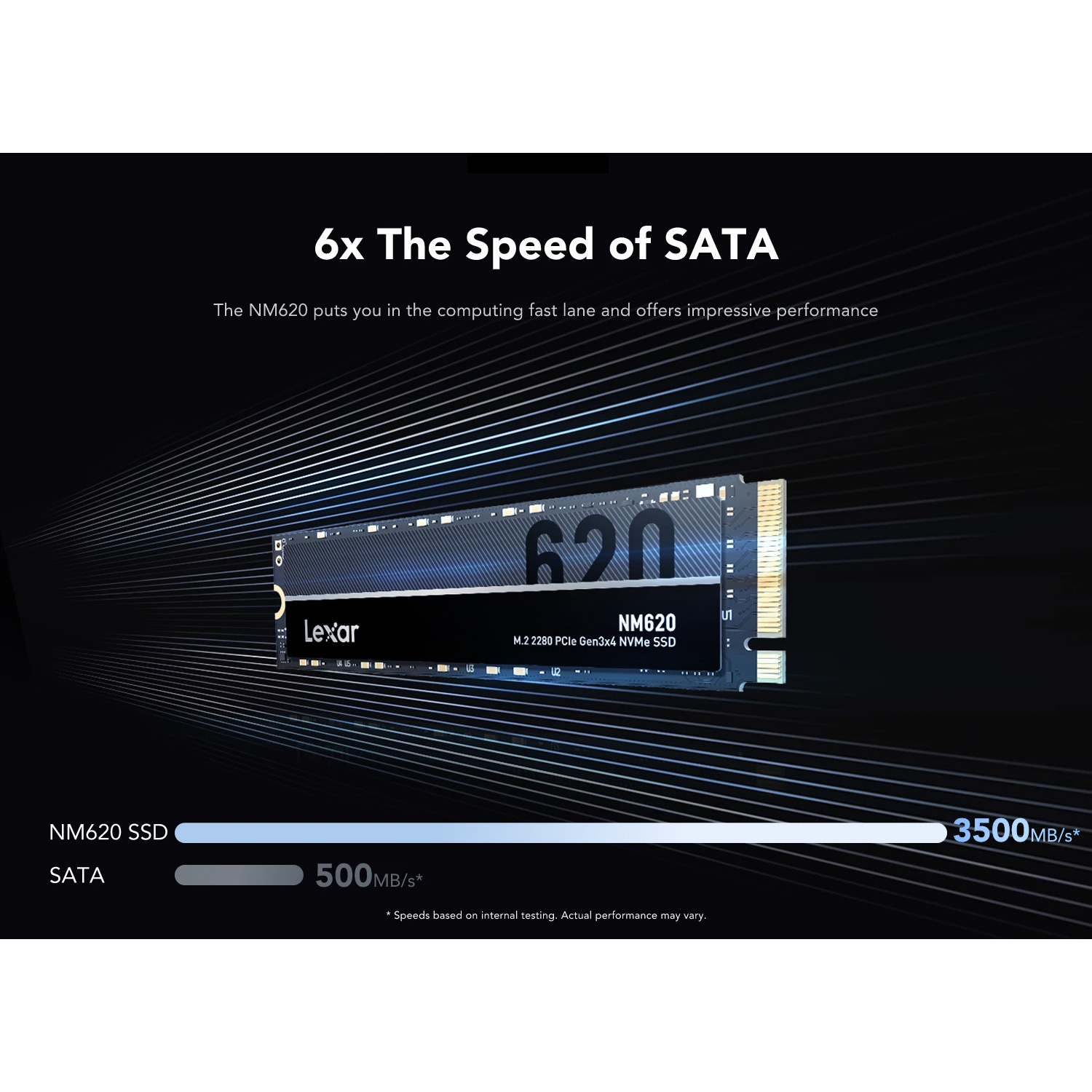 SSD диск LEXAR NM620 1TB M.2 NVMe (LNM620X001T-RNNNG)