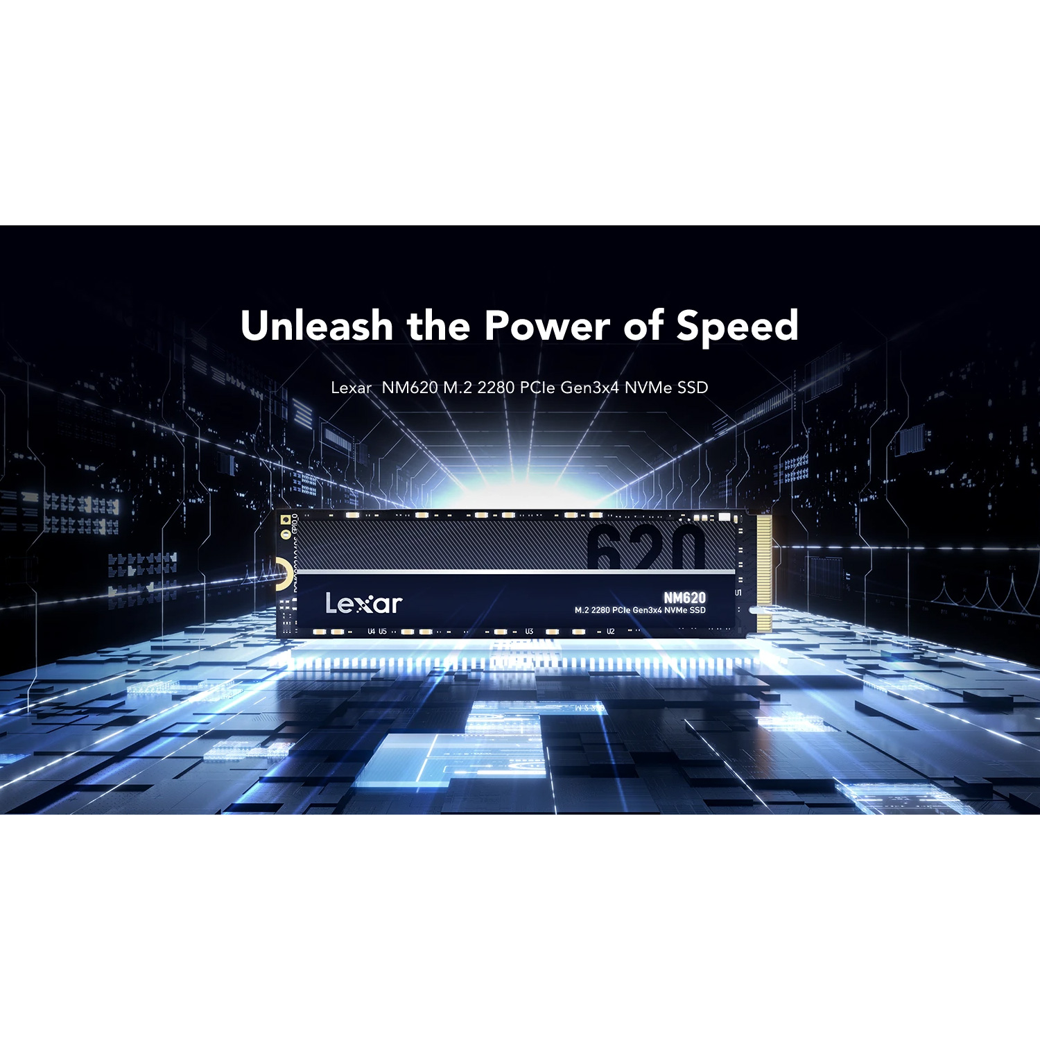 SSD диск LEXAR NM620 256GB M.2 NVMe (LNM620X256G-RNNNG)