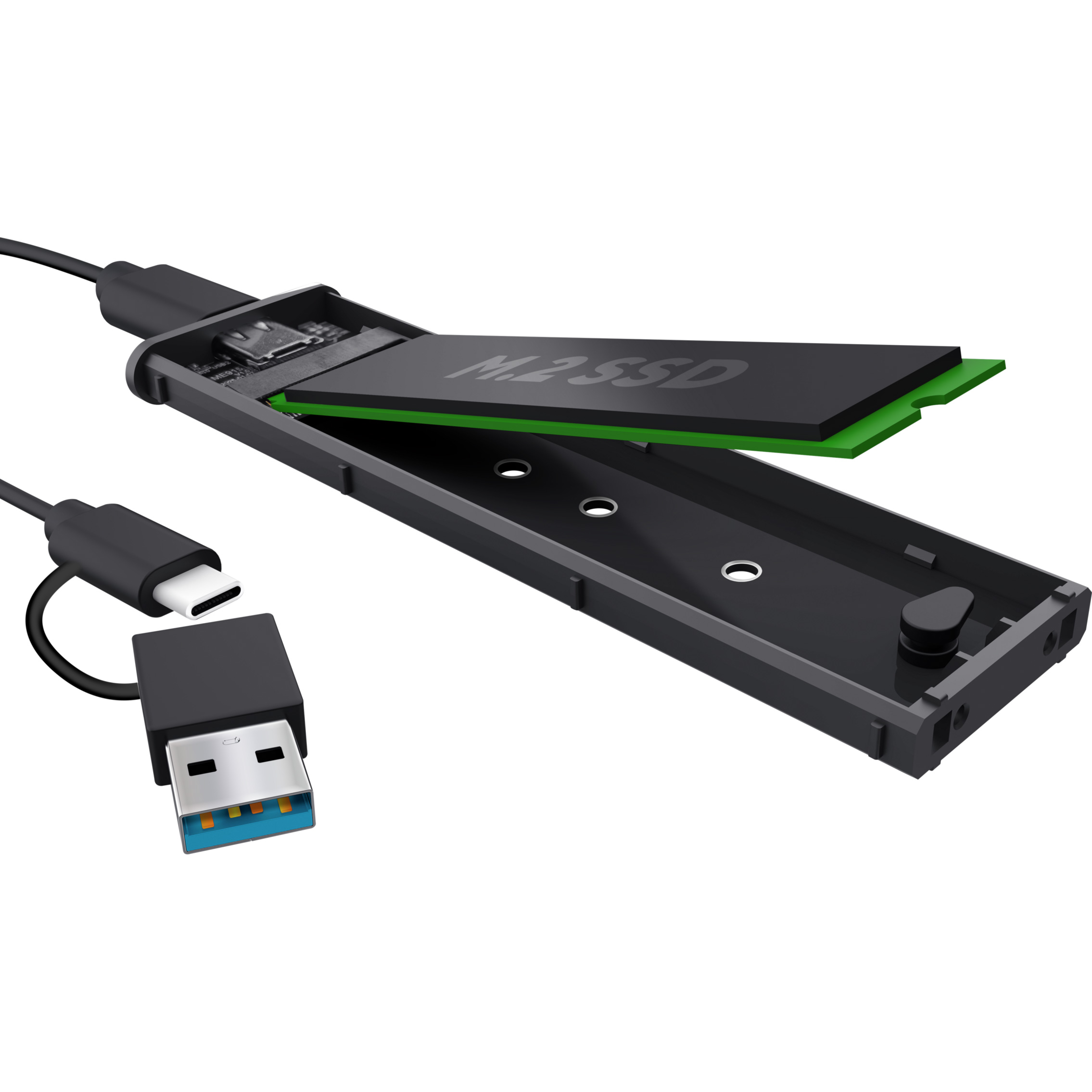 Карман внешний TRUST NVMe PCIe M.2 SSD to USB3.2