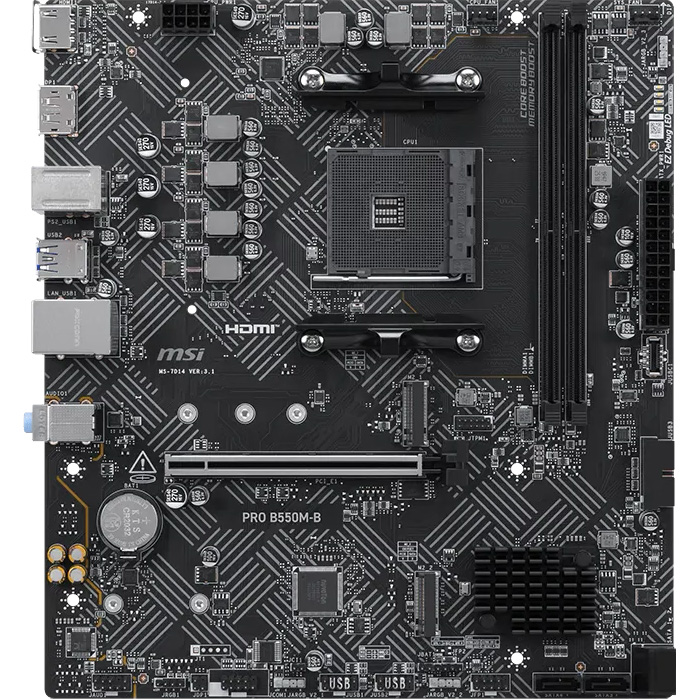 Материнська плата MSI Pro B550M-B