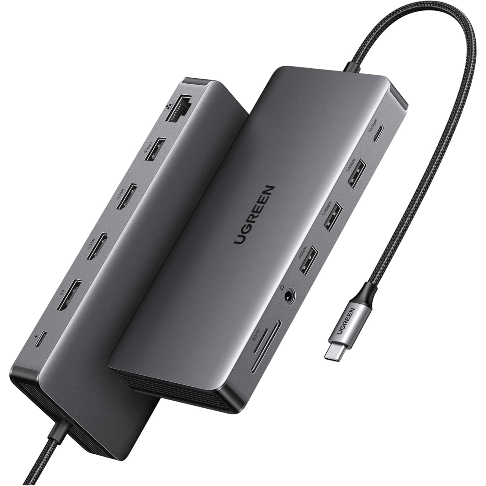 Порт-репликатор UGREEN CM681 Revodok Pro 313 13-in-1 Triple Display Docking Station (15978)