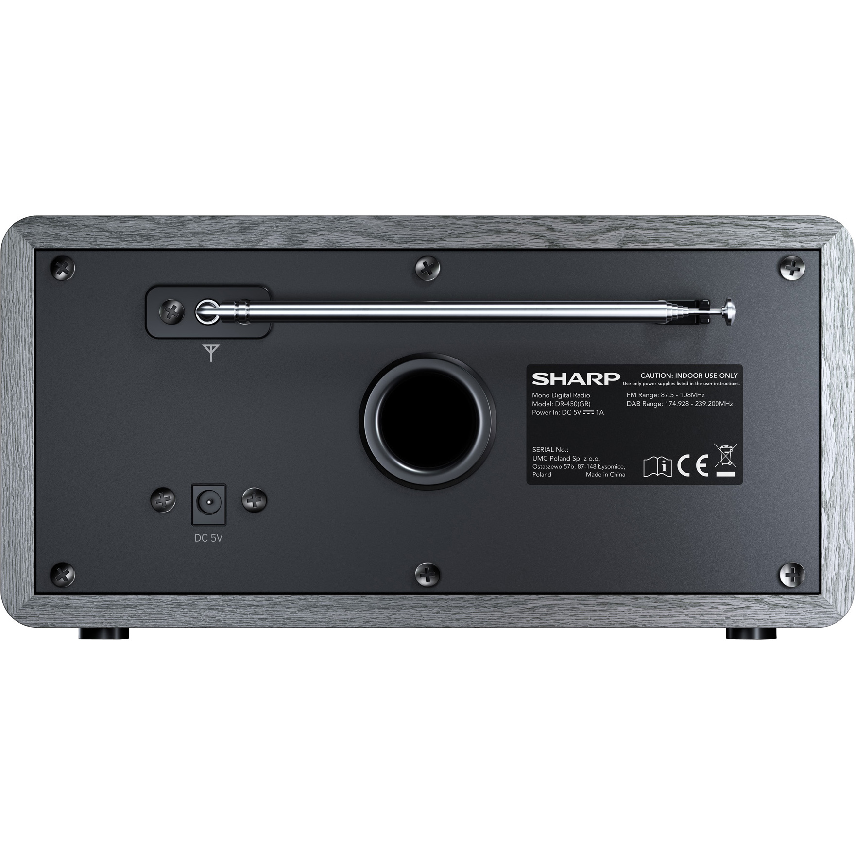 Радиоприёмник SHARP DR-450 Digital Radio Gray