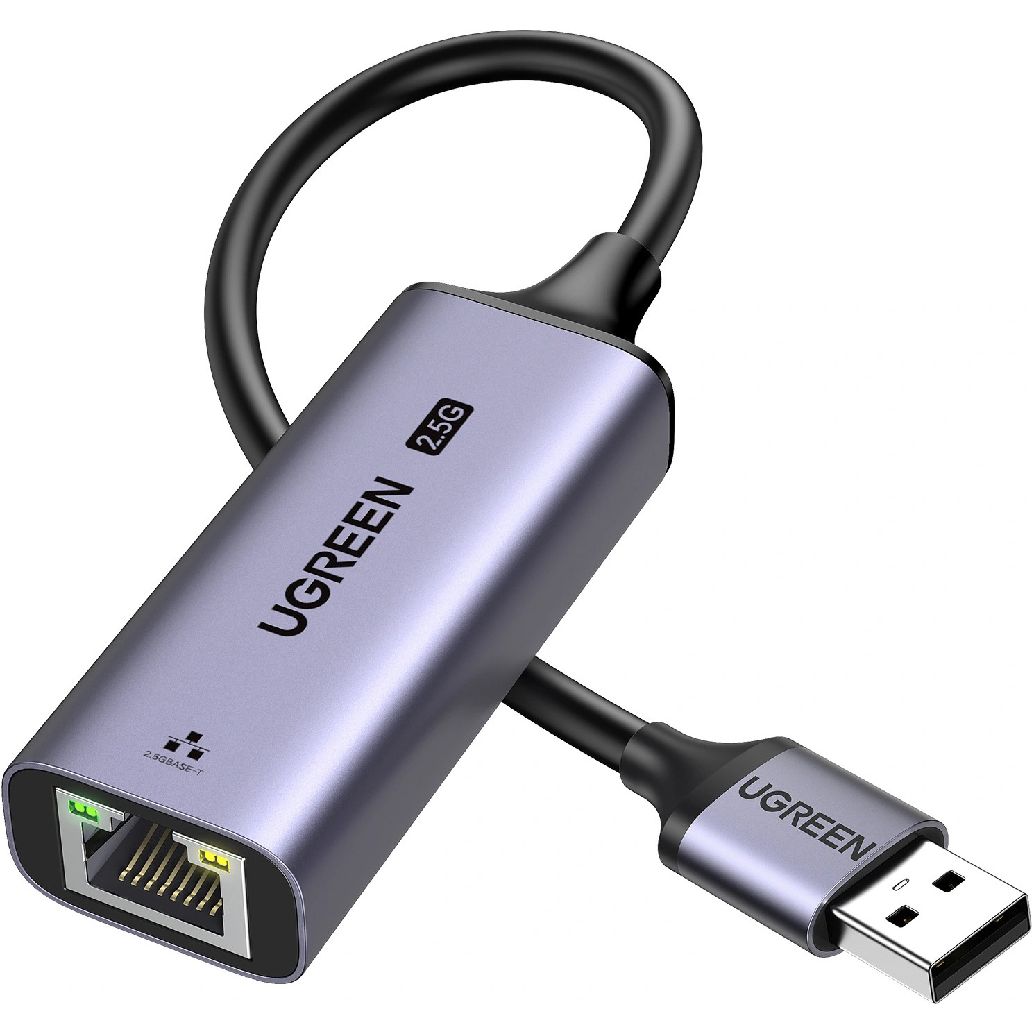 Сетевой адаптер UGREEN CM648 USB 3.0 2.5 Gigabit Ethernet Adapter Space Gray (25051)