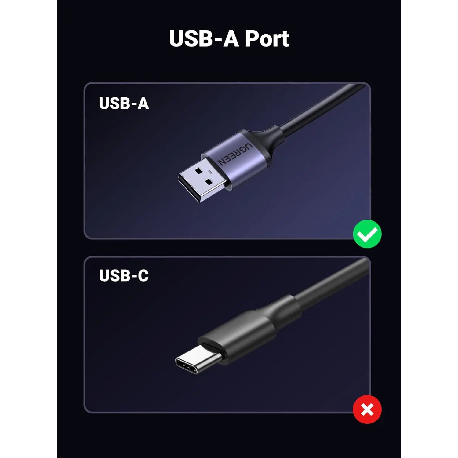 Сетевой адаптер UGREEN CM648 USB 3.0 2.5 Gigabit Ethernet Adapter Space Gray (25051)