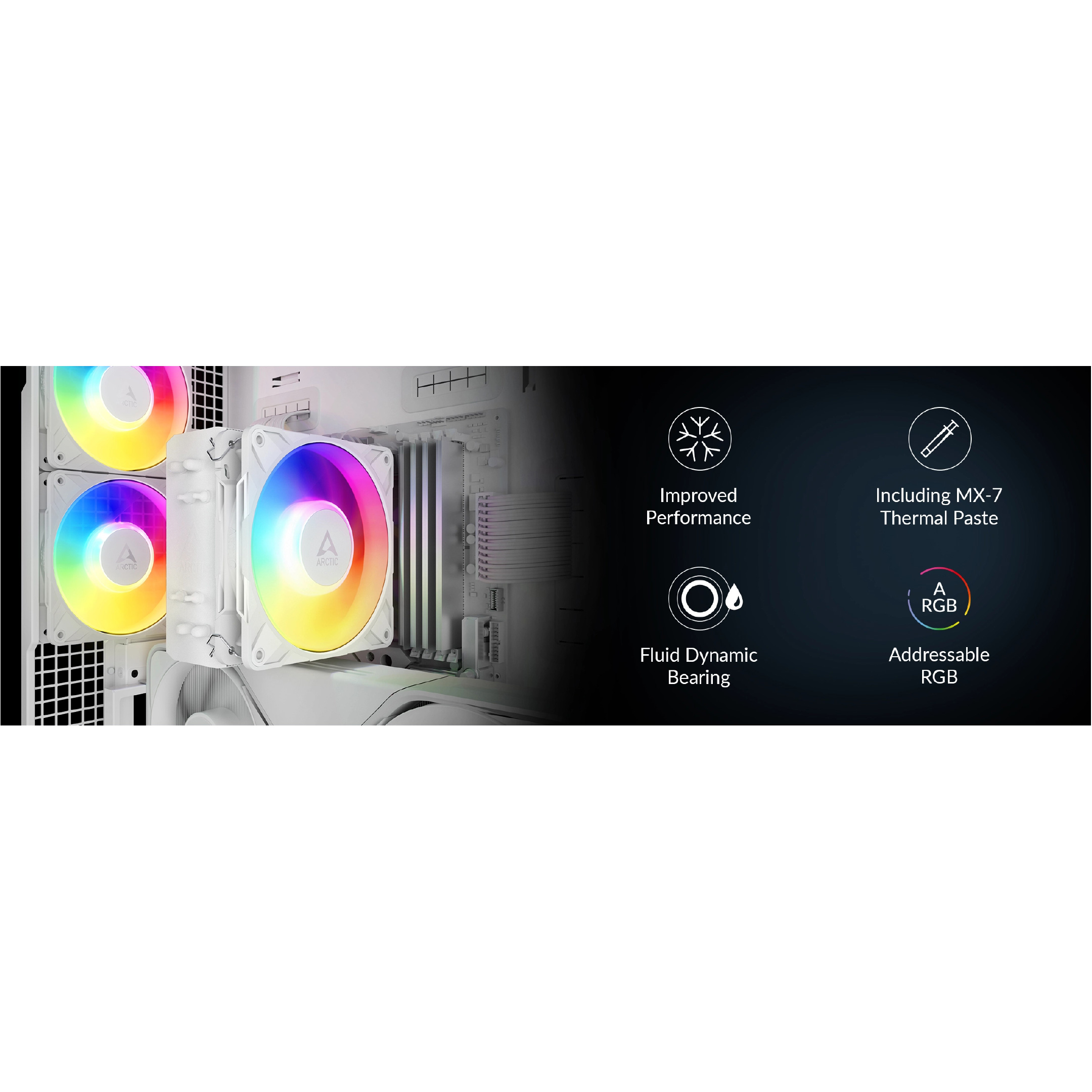 Кулер для процесора ARCTIC Freezer 36-S ARGB White (ACFRE00199A)