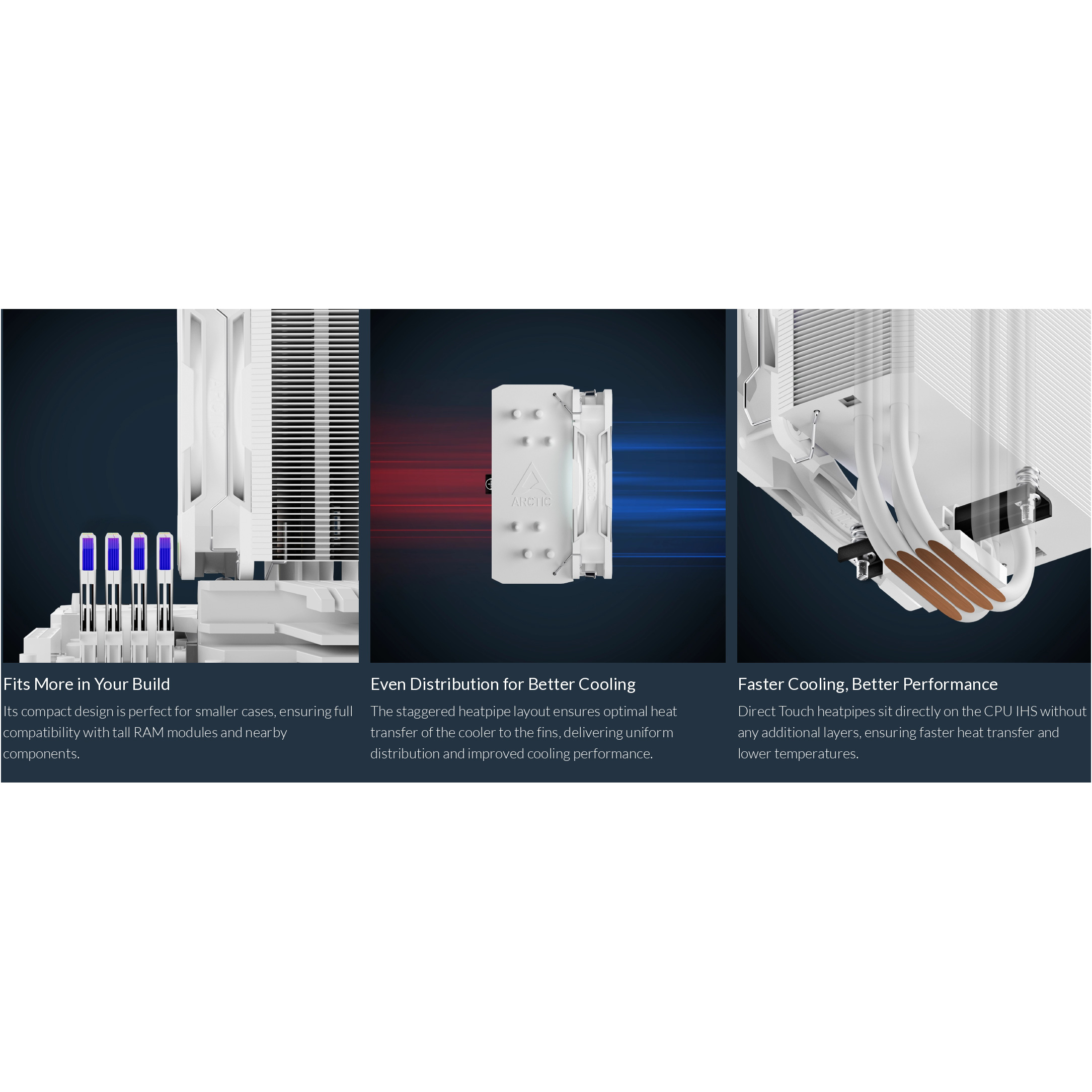 Кулер для процесора ARCTIC Freezer 36-S ARGB White (ACFRE00199A)