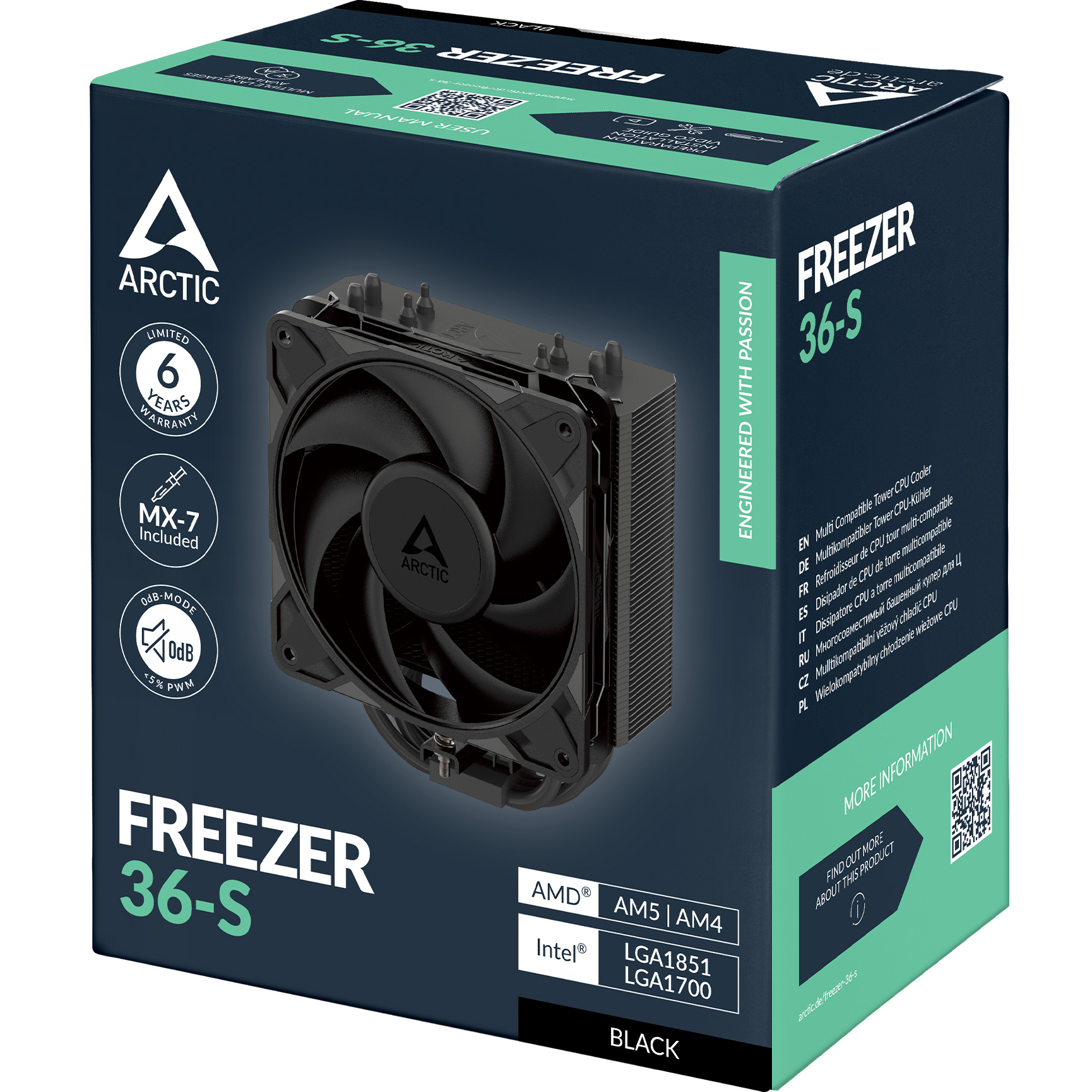 Кулер для процесора ARCTIC Freezer 36-S Black (ACFRE00196A)