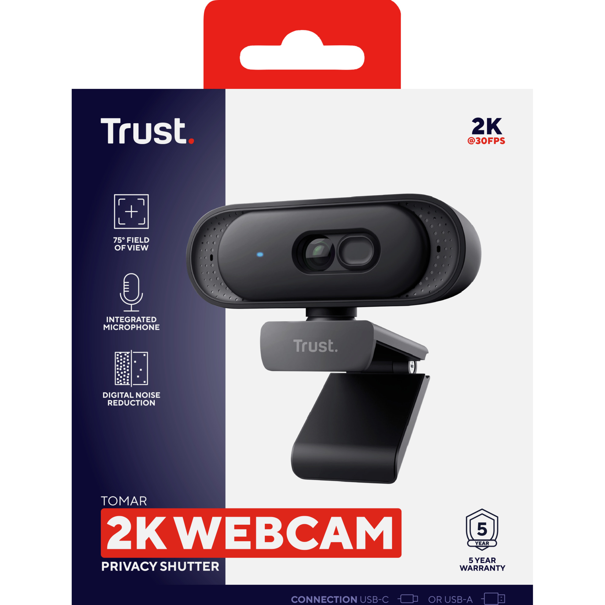 Веб-камера TRUST Tomar 2K QHD Black (26141)